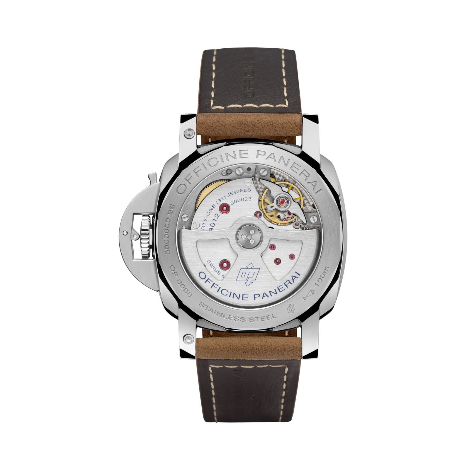MiroTime Swiss Panerai Luminor GMT Power Reserve 42mm Mens Watch PAM01537
