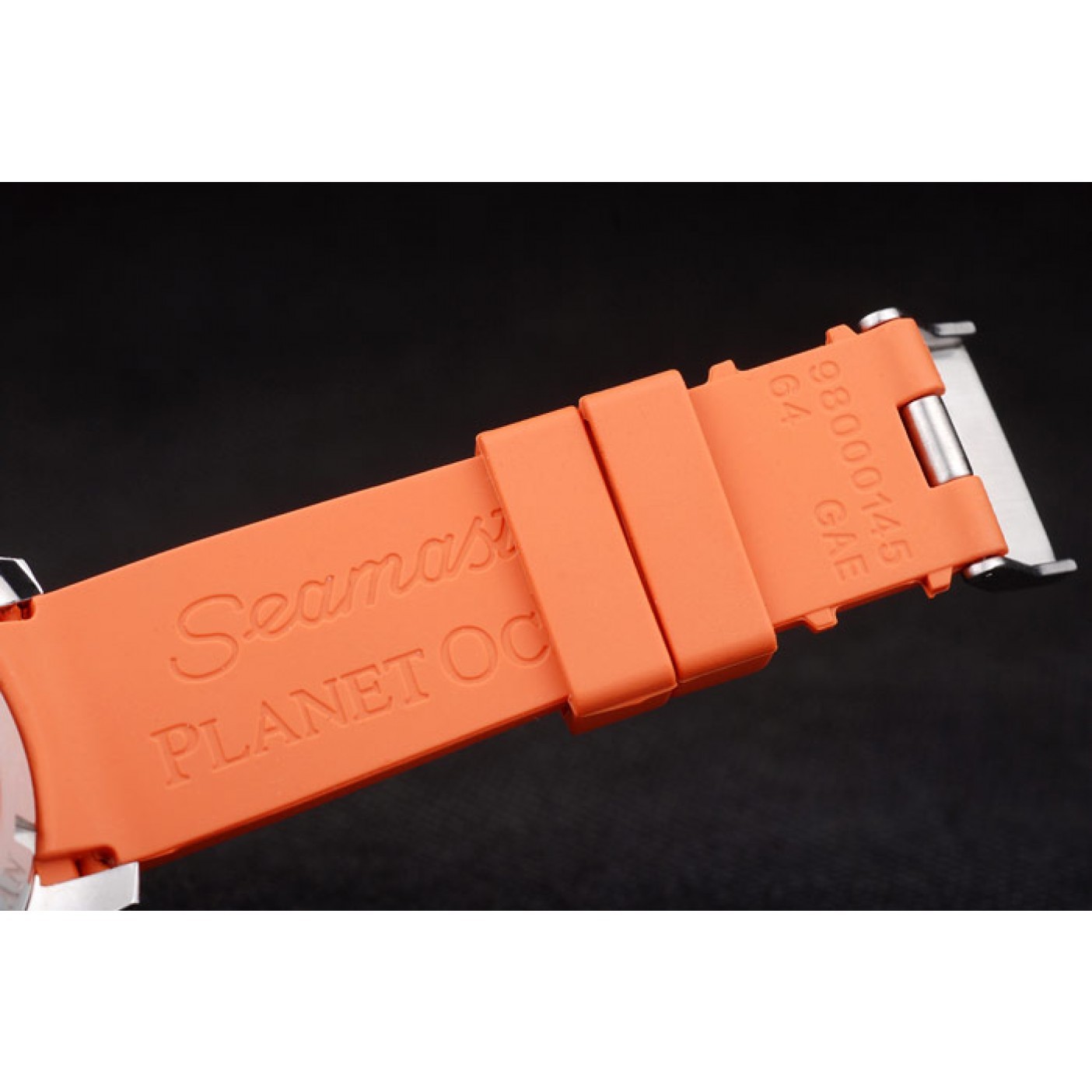 MiroTime Omega Swiss Seamaster Planet Ocean Big Size Orange Strap