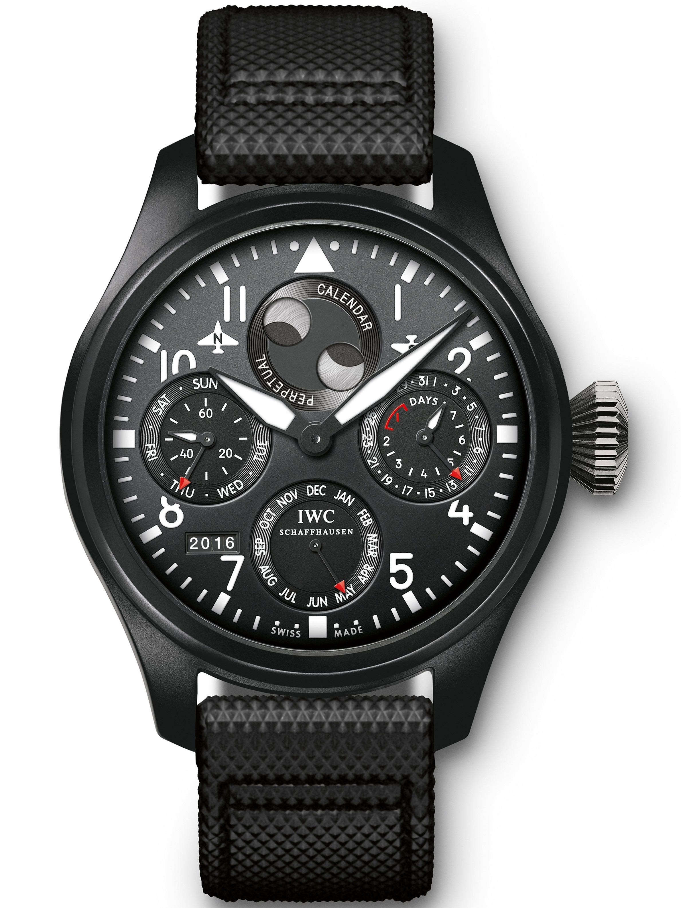 MiroTime AAA Replica IWC Big Pilot&#039;s Perpetual Calendar TOP GUN Mens Watch IW502902