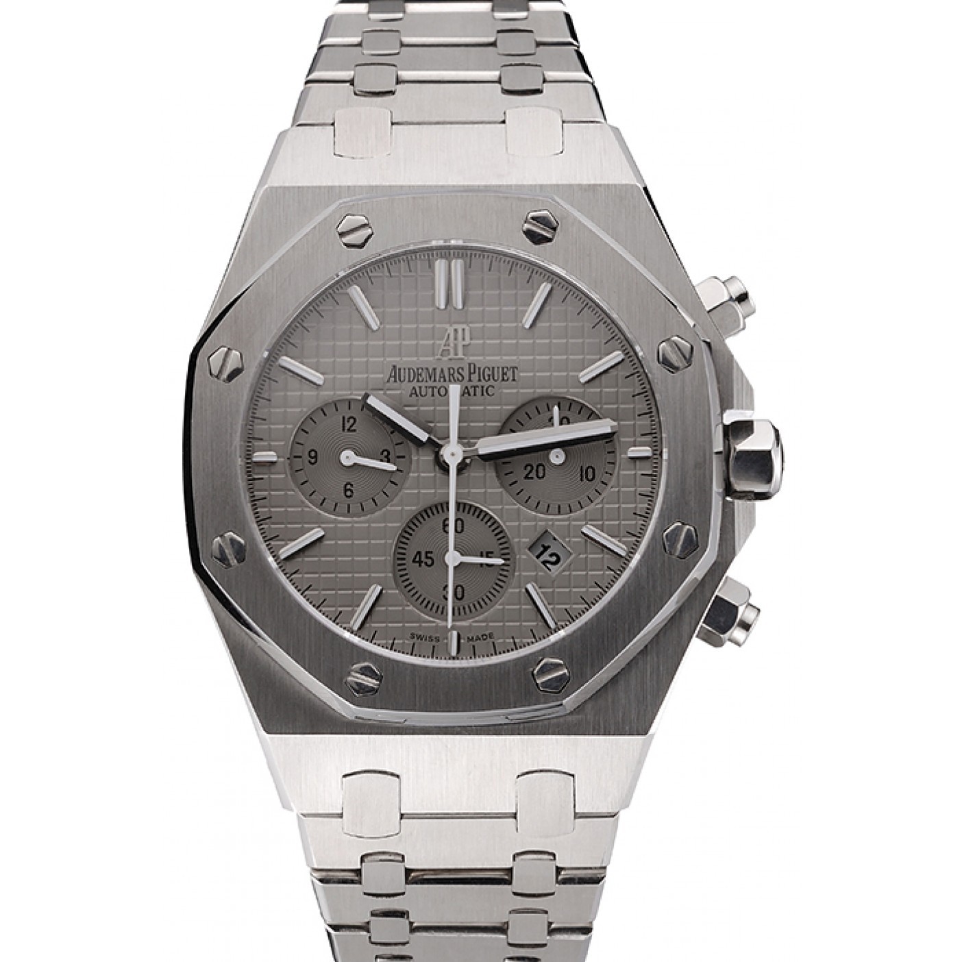MiroTime Swiss Audemars Piguet Royal Oak Chronograph Grey Dial Stainless Steel Case And Bracelet 622869