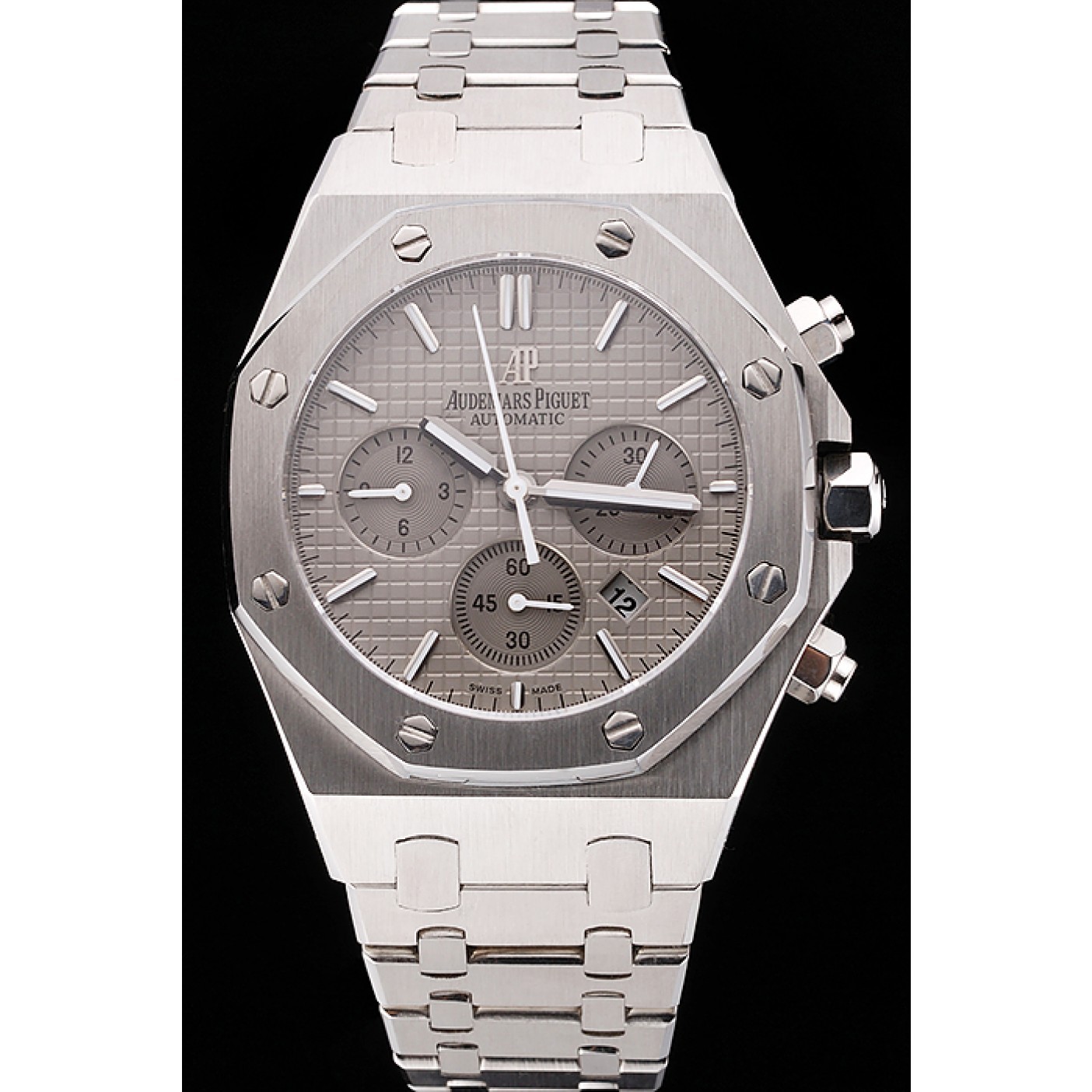 MiroTime Swiss Audemars Piguet Royal Oak Chronograph Grey Dial Stainless Steel Case And Bracelet 622869