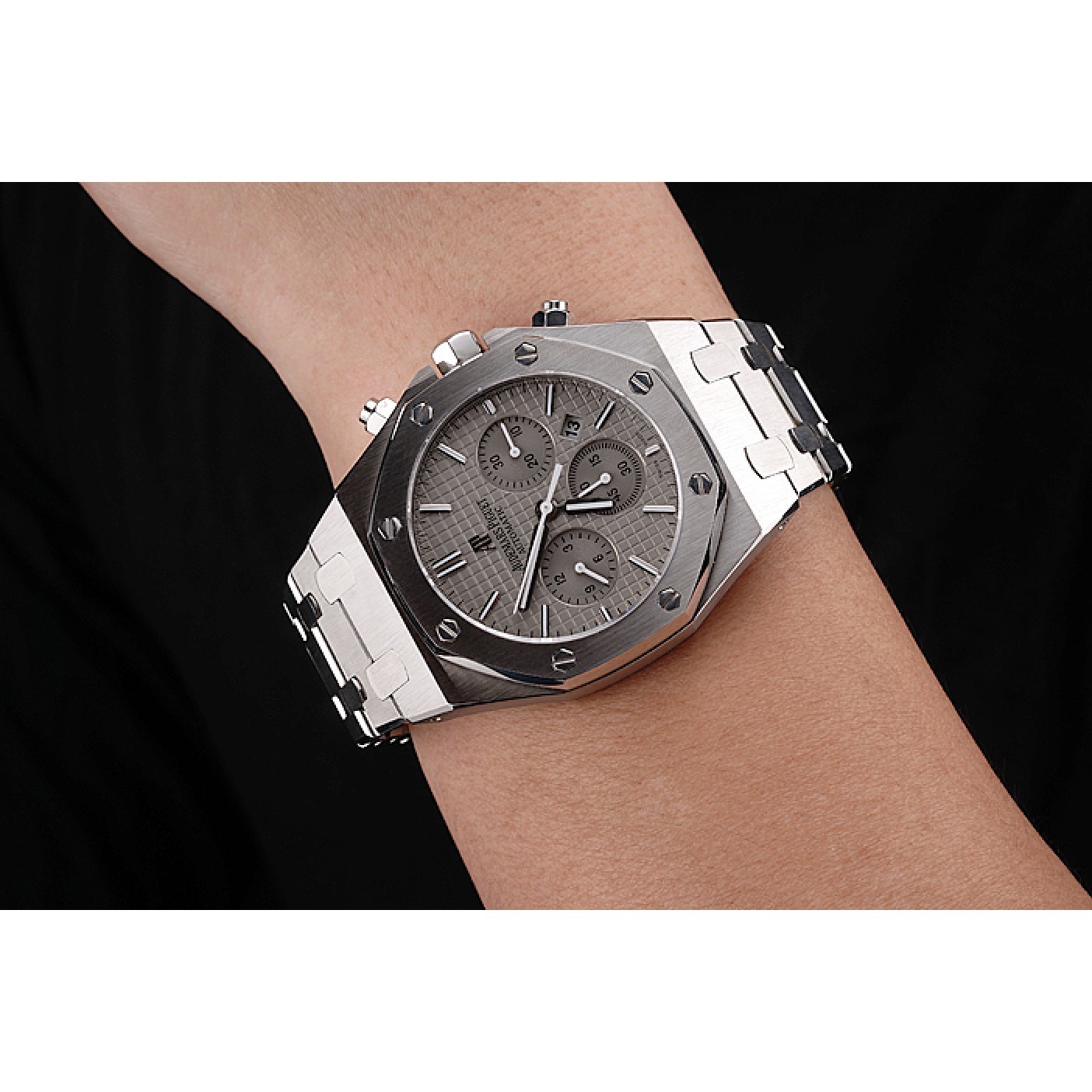 MiroTime Swiss Audemars Piguet Royal Oak Chronograph Grey Dial Stainless Steel Case And Bracelet 622869