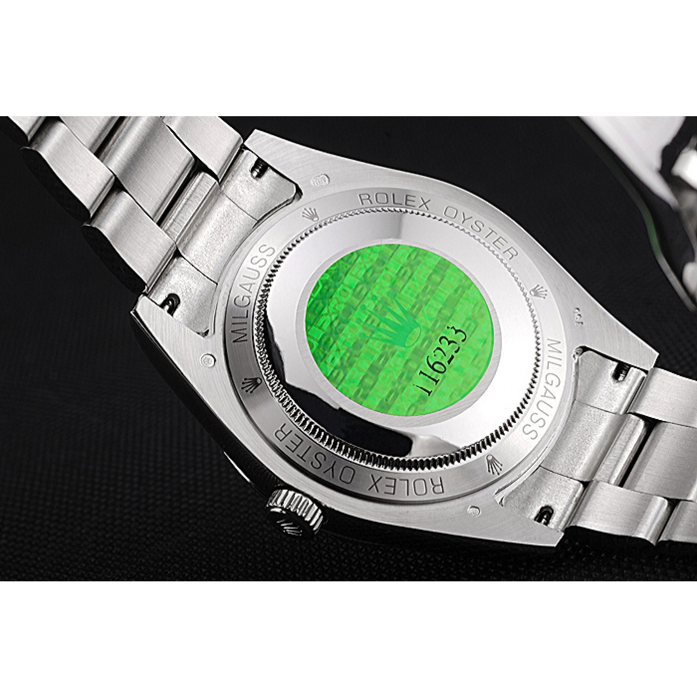 MiroTime Rolex Milgauss Blue Dial Stainless Steel Case And Bezel 622838