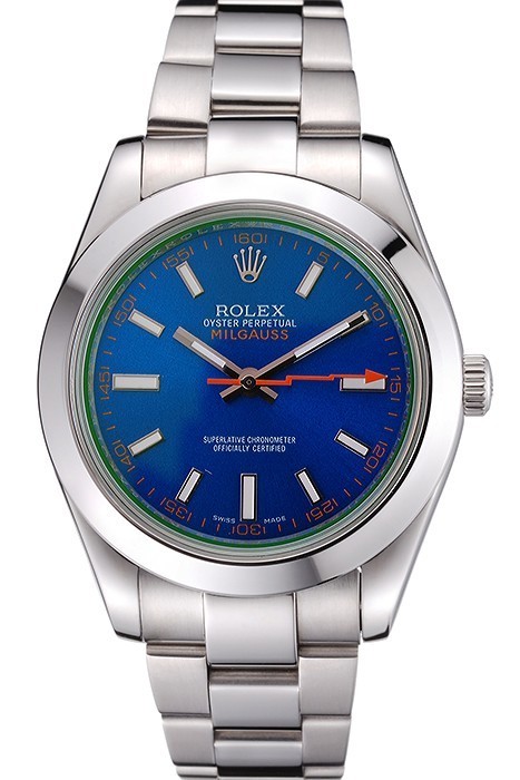 MiroTime Rolex Milgauss Blue Dial Stainless Steel Case And Bezel 622838