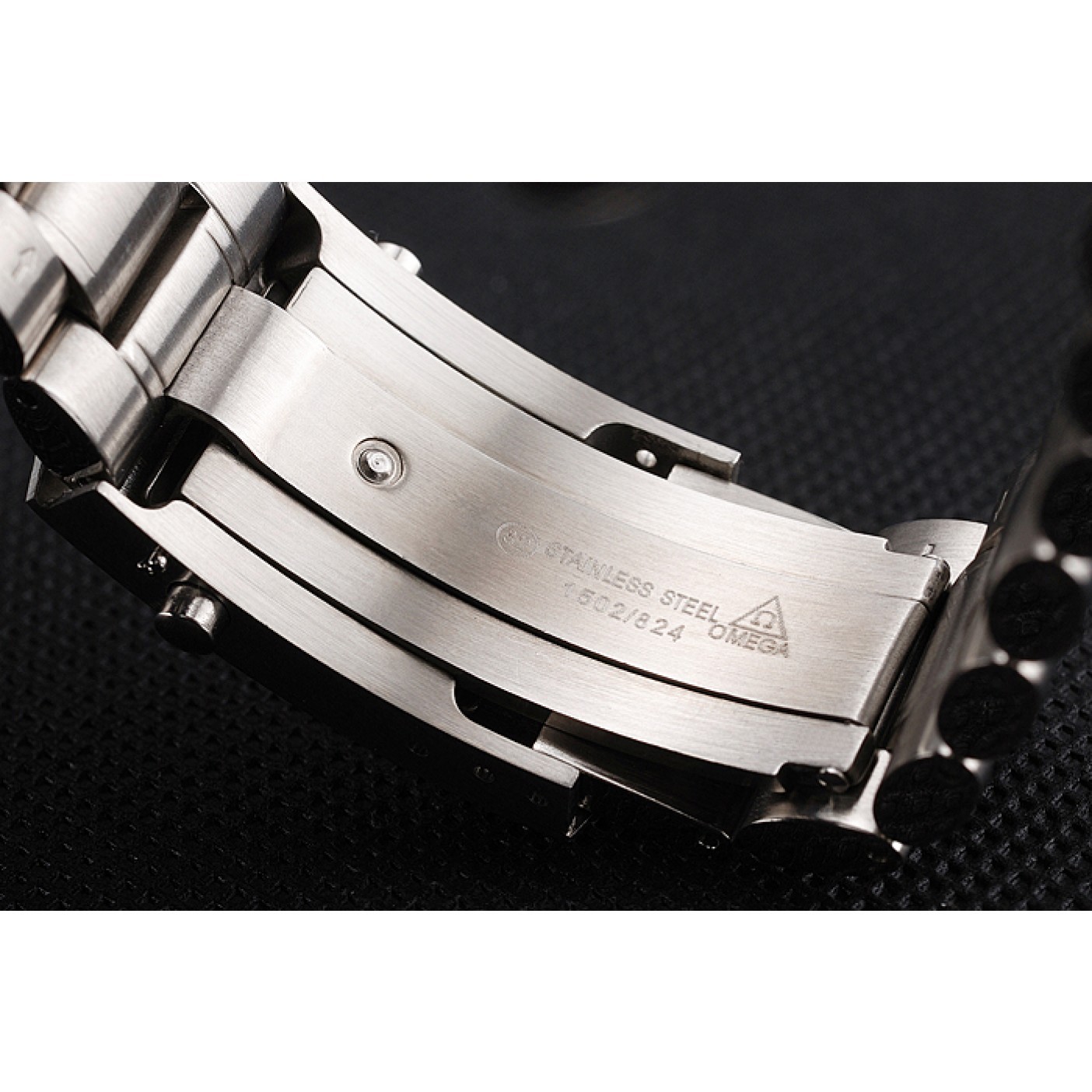 MiroTime Swiss Omega Speedmaster Professional Black Dial Stainless Steel Case And Bracelet