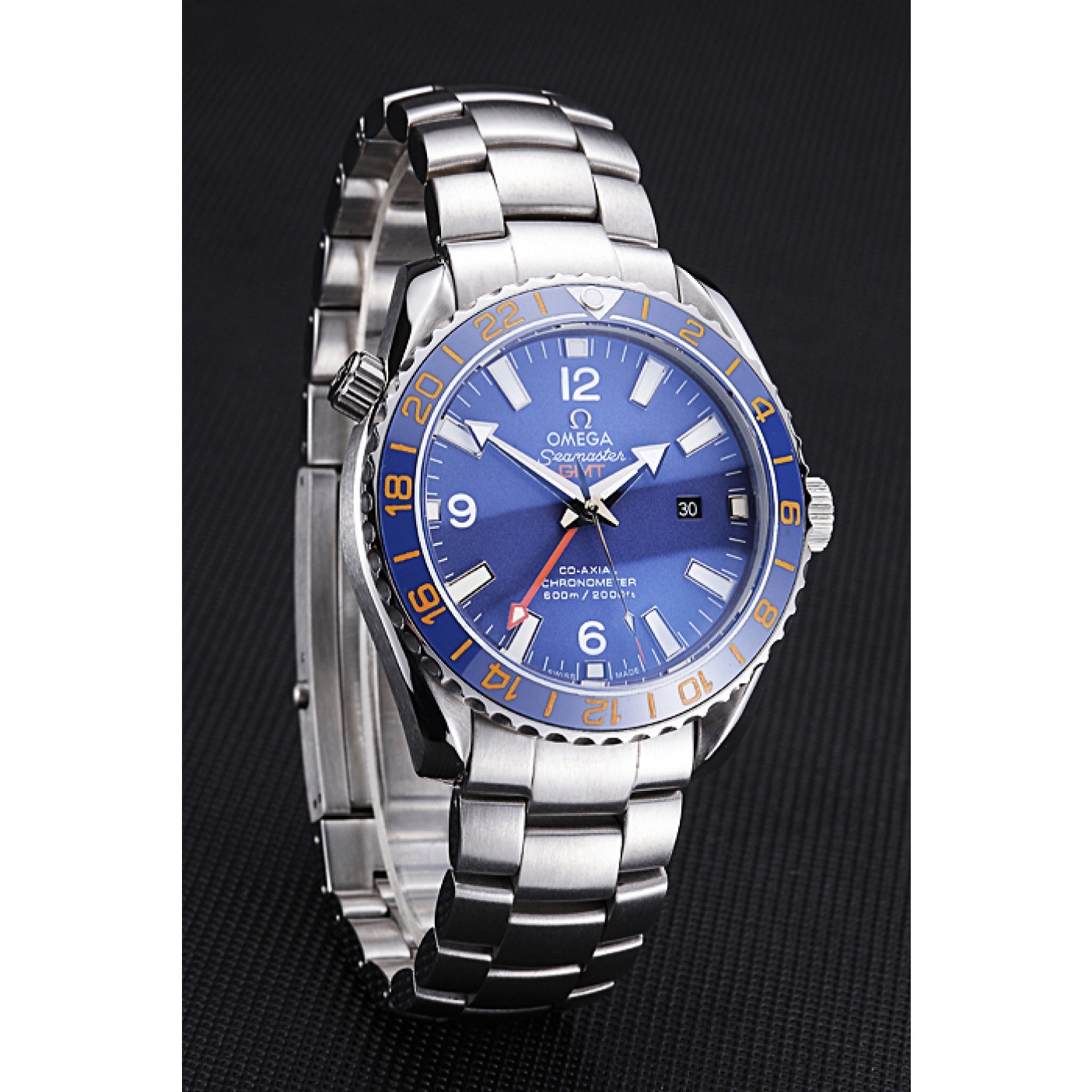 MiroTime Omega Seamaster Blue Dial Stainless Steel Bracelet 622038