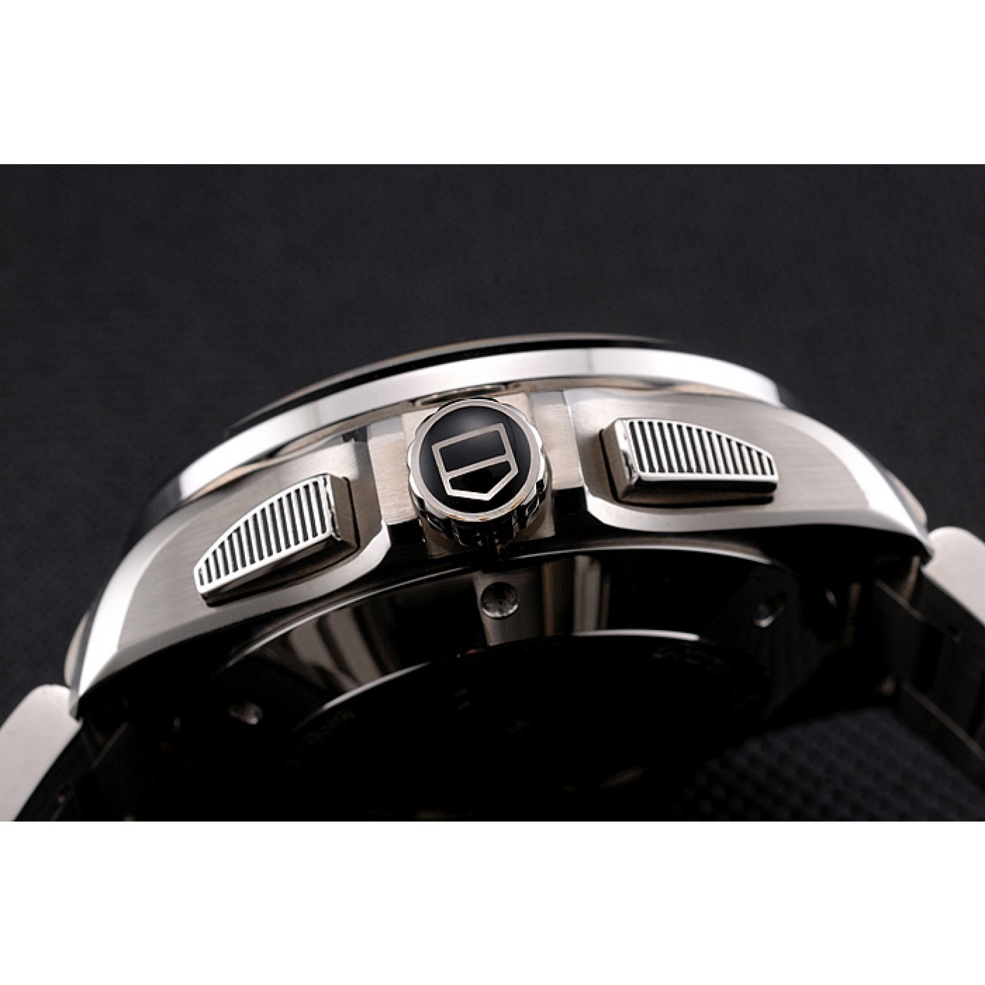 MiroTime Tag Heuer Swiss Carrera Tachymeter Bezel Stainless Steel White Dial