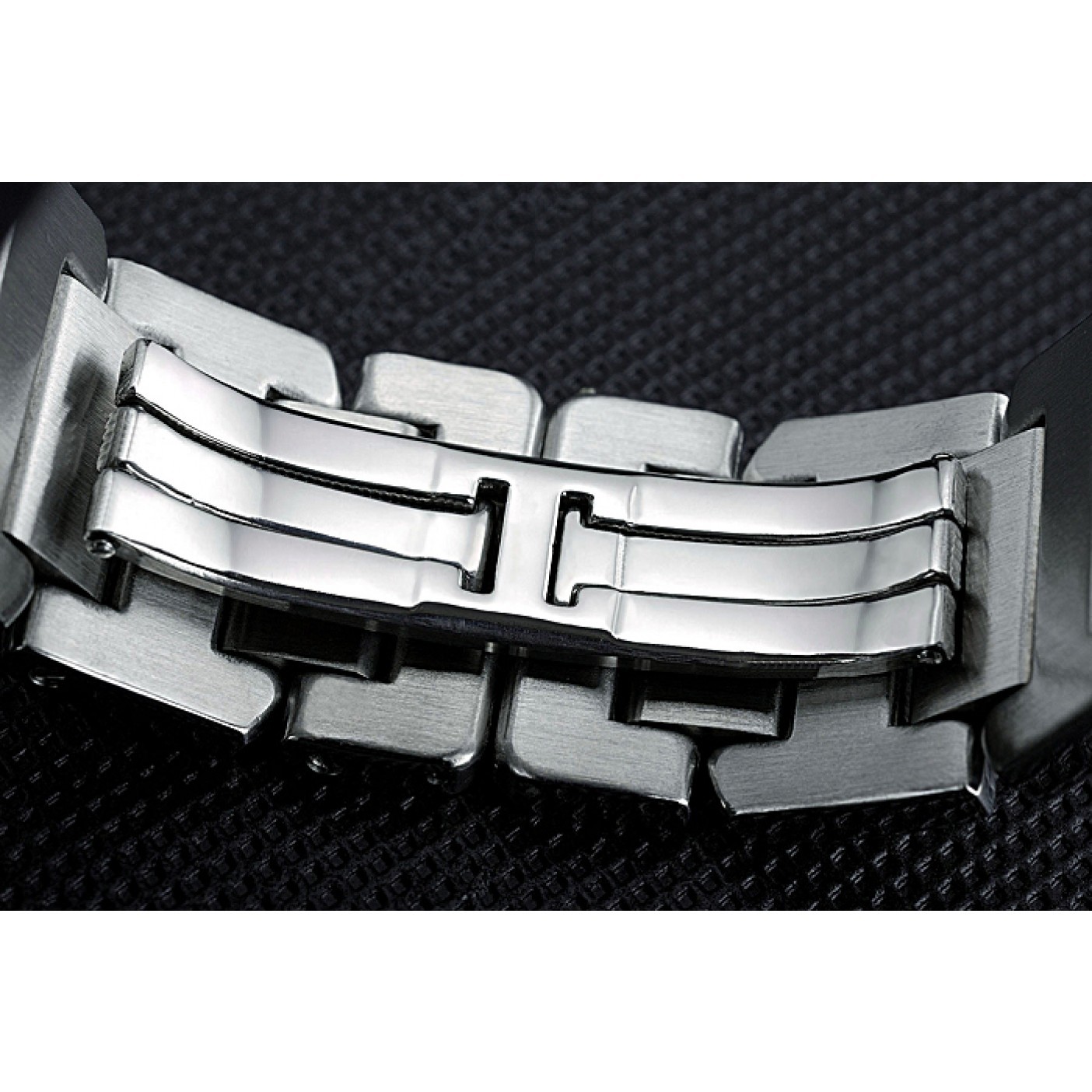 MiroTime Cartier Tank MC Blue Dial Stainless Steel Case Two Tone Bracelet 622700