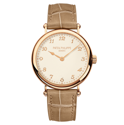 MiroTime AAA Replica Patek Philippe Calatrava Rose Gold Watch 7200R-001