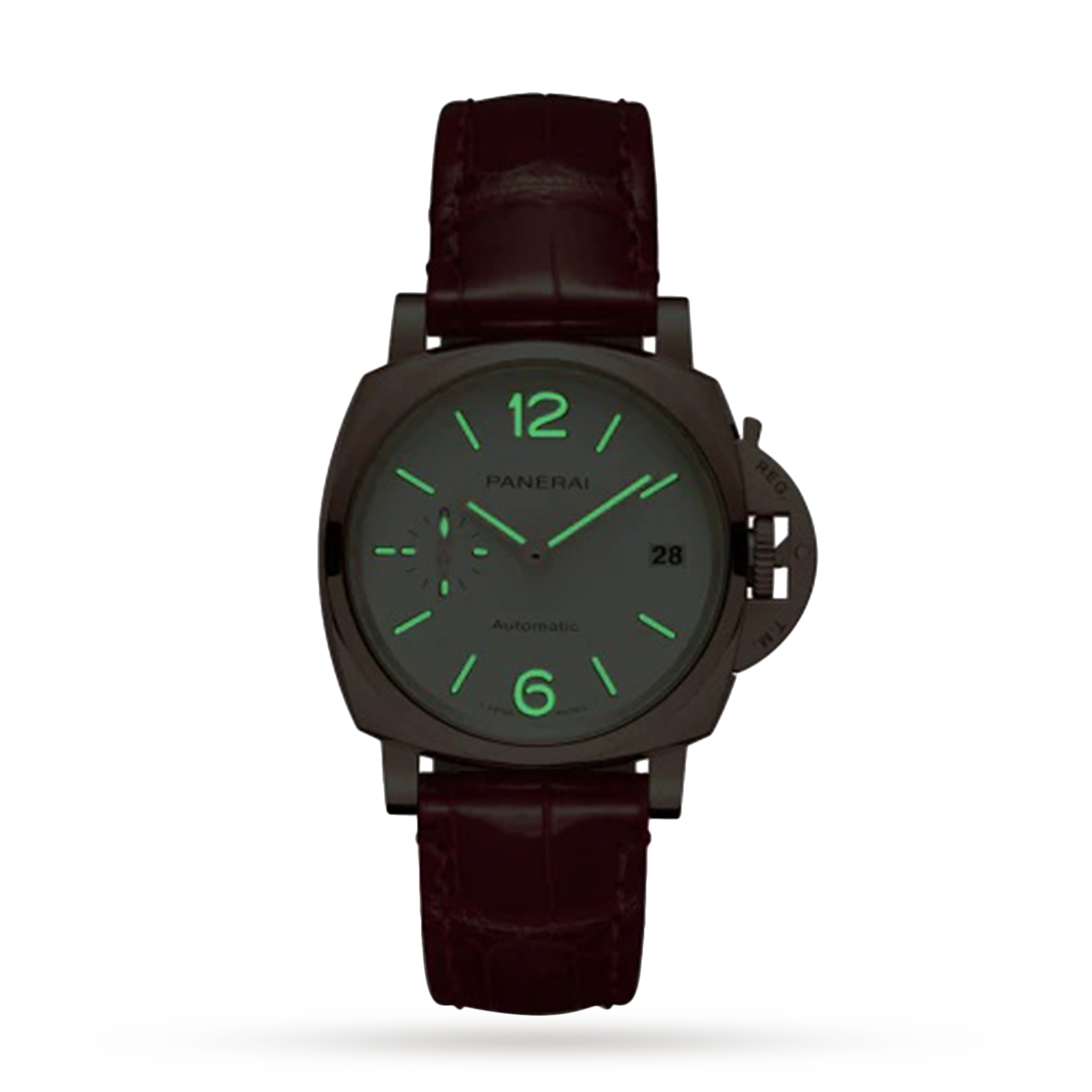 MiroTime Swiss Panerai Luminor 38mm Mens Watch PAM01045