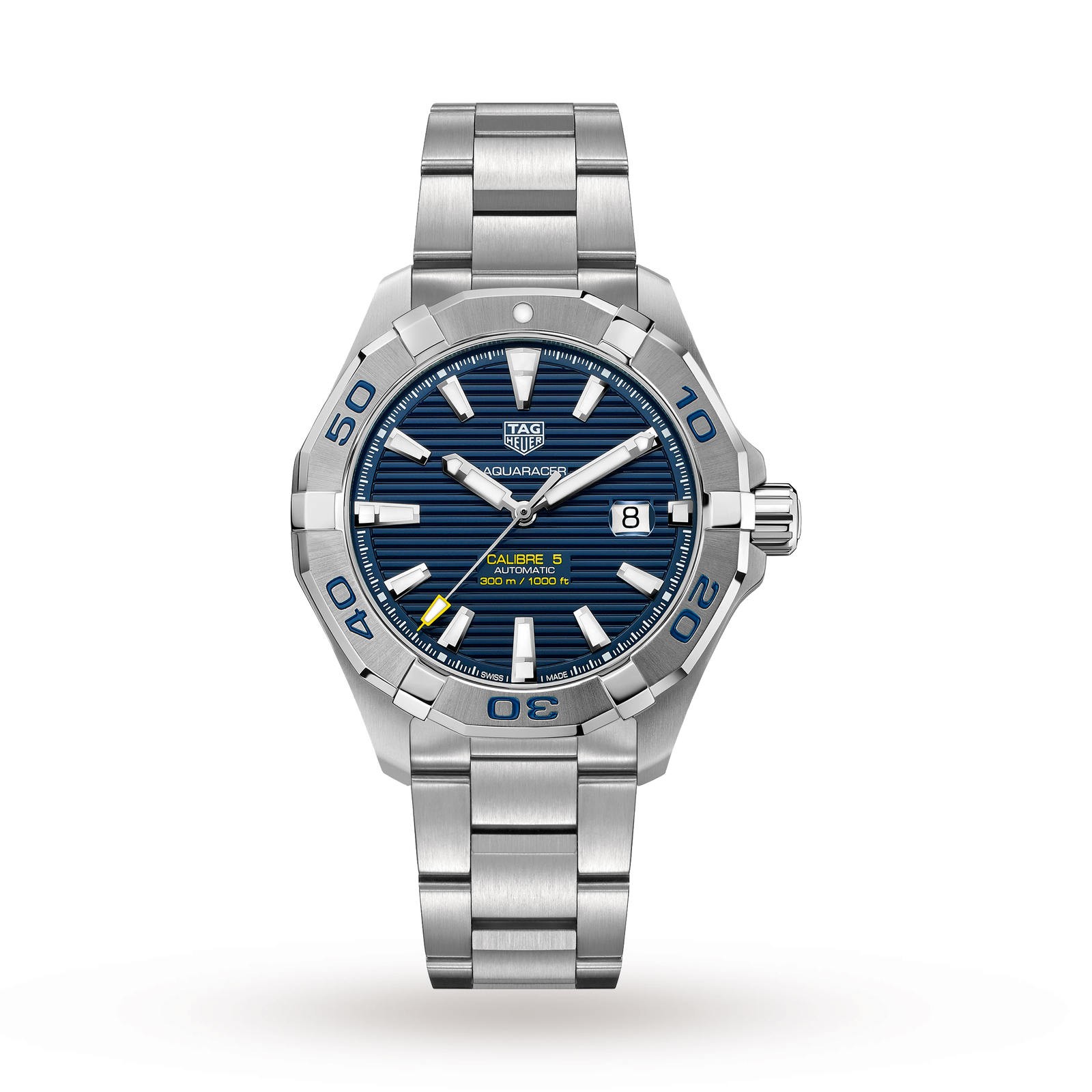 MiroTime TAG Heuer Aquaracer Calibre 5 43mm Mens Watch WAY2012.BA0927
