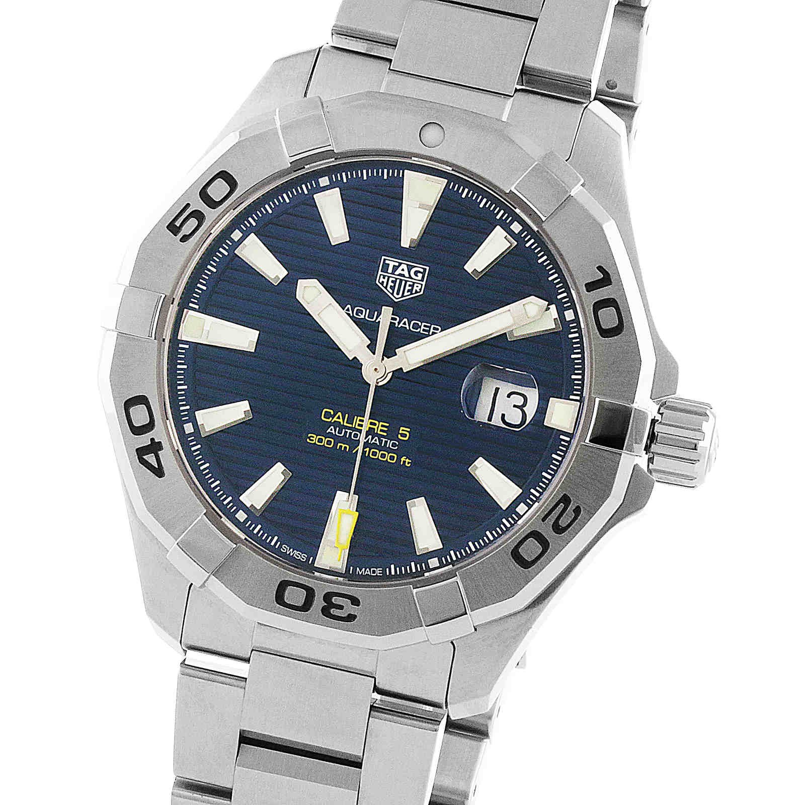 MiroTime TAG Heuer Aquaracer Calibre 5 43mm Mens Watch WAY2012.BA0927