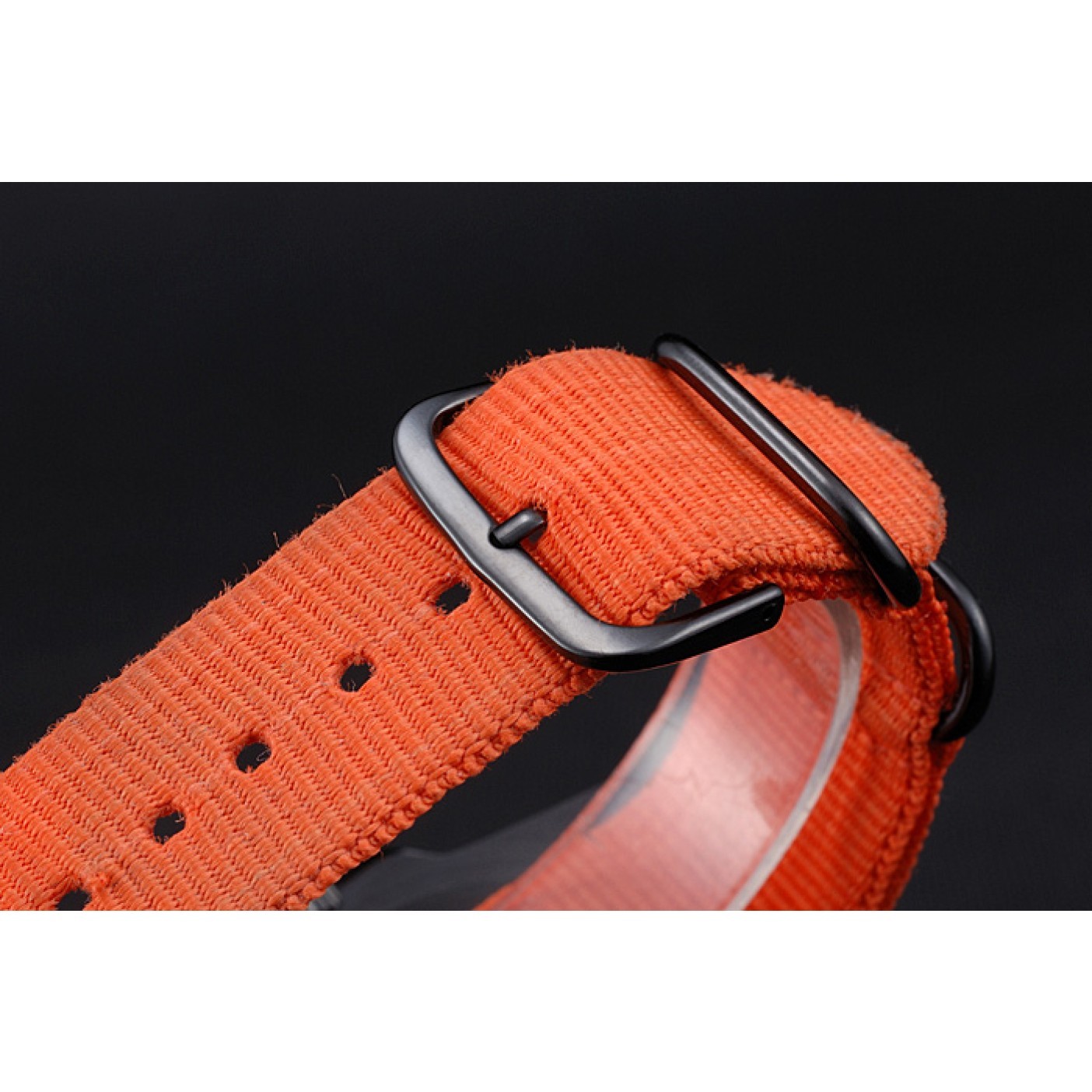 MiroTime Rolex Stealth Submariner Orange Nylon Strap 622011