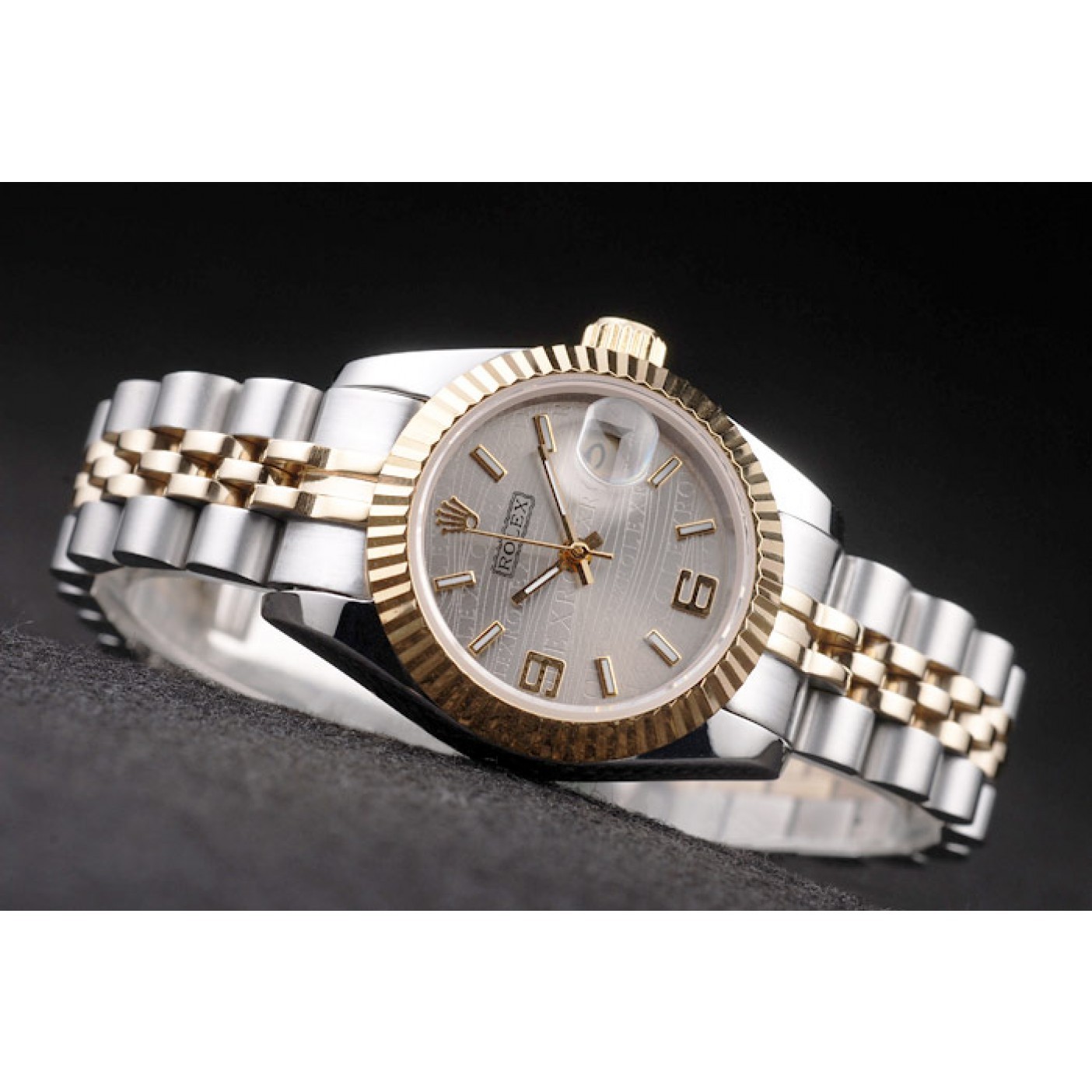 MiroTime Rolex Datejust Two Tone Stainless Steel Yellow Gold Plated 98078