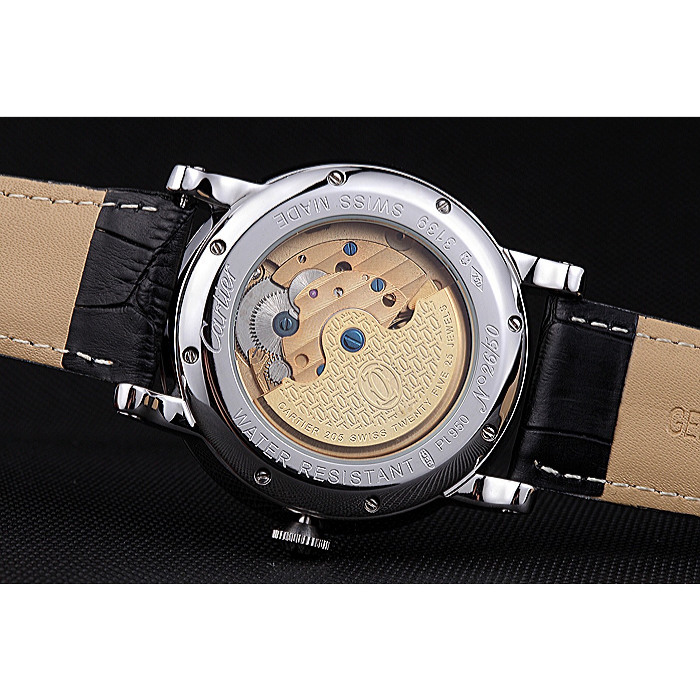 MiroTime Cartier Rotonde Flying Tourbillon White Dial 621939