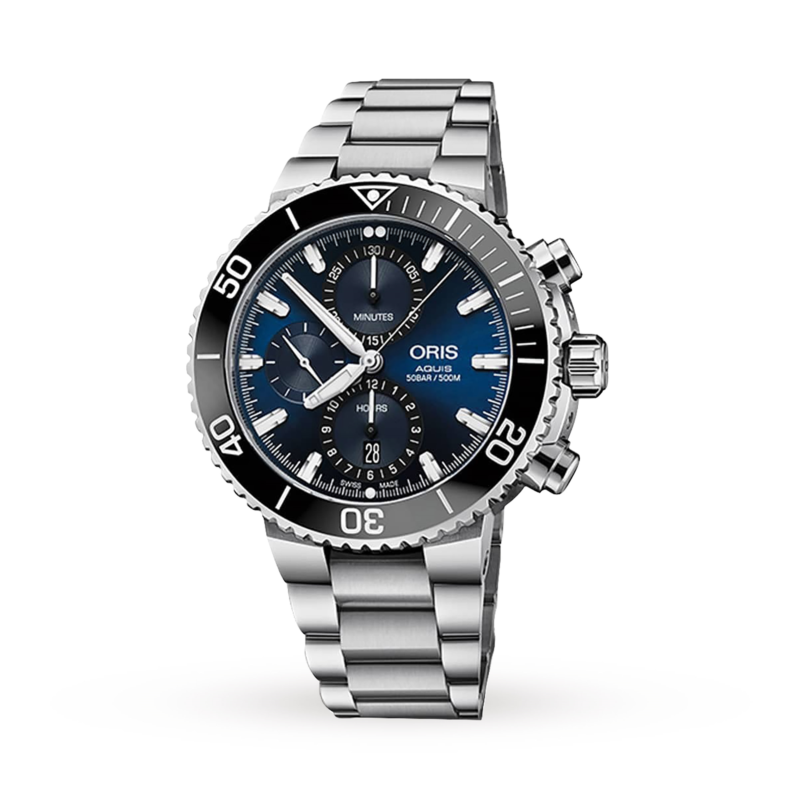 MiroTime Swiss Oris Aquis 45.5mm Mens Watch 01 774 7743 4155-07 8 24 05PEB