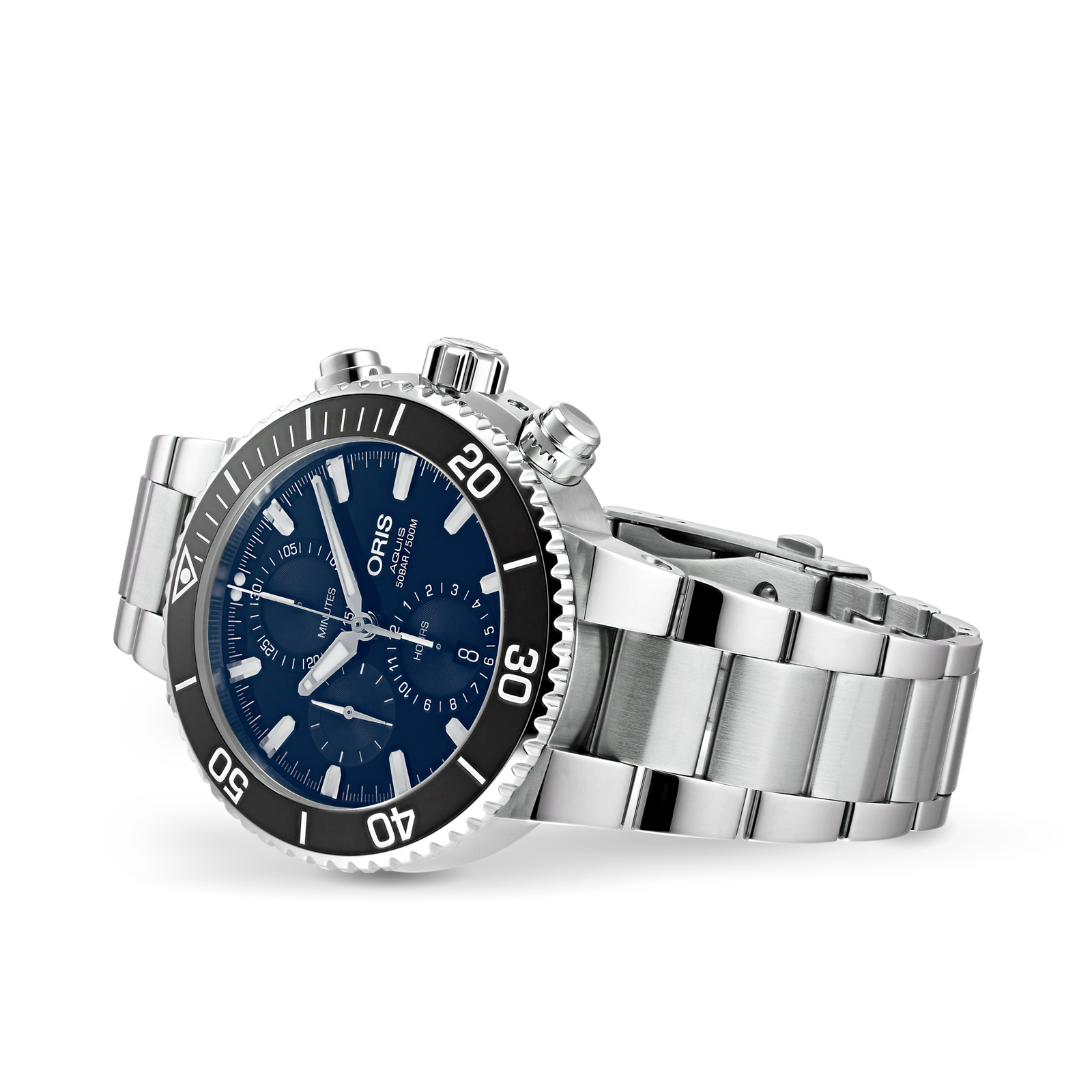 MiroTime Swiss Oris Aquis 45.5mm Mens Watch 01 774 7743 4155-07 8 24 05PEB