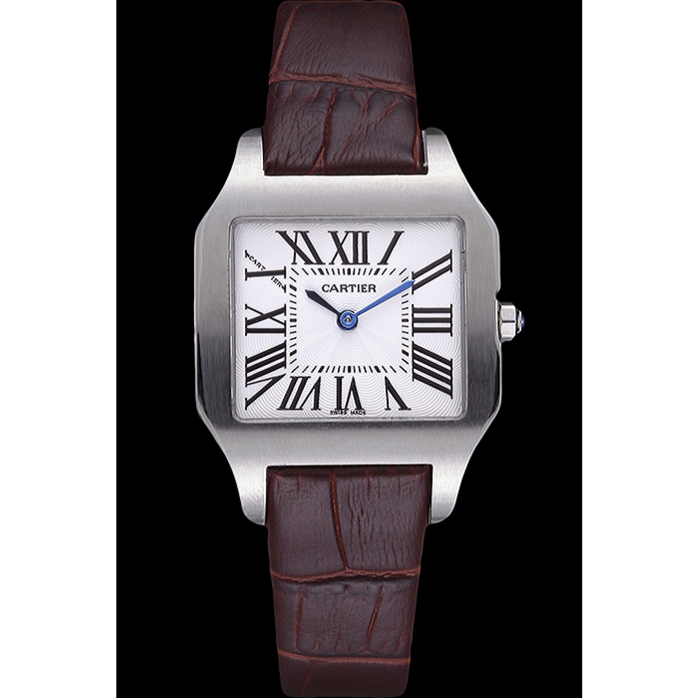 MiroTime Cartier Santos 100 Polished Stainless Steel Bezel 621923