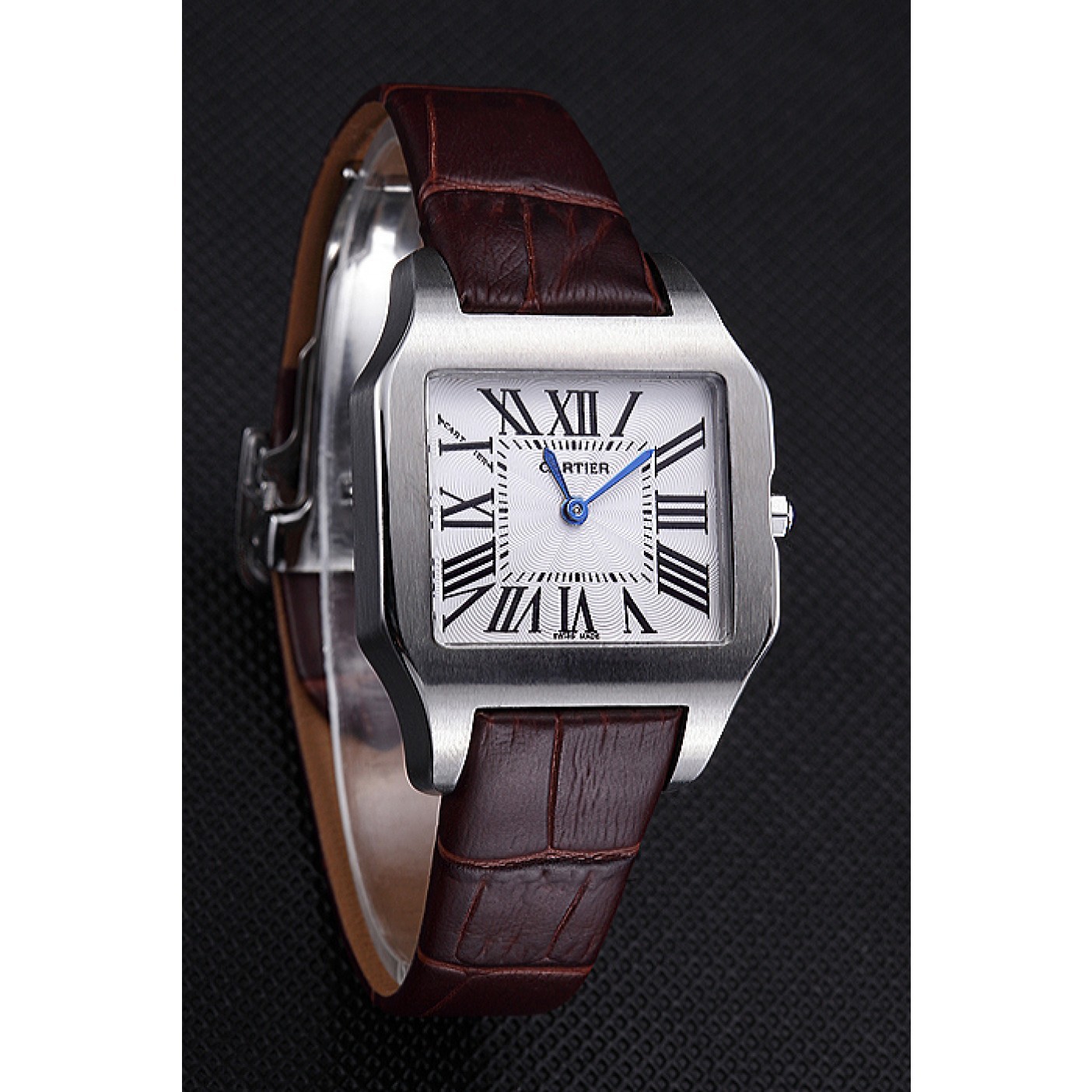 MiroTime Cartier Santos 100 Polished Stainless Steel Bezel 621923