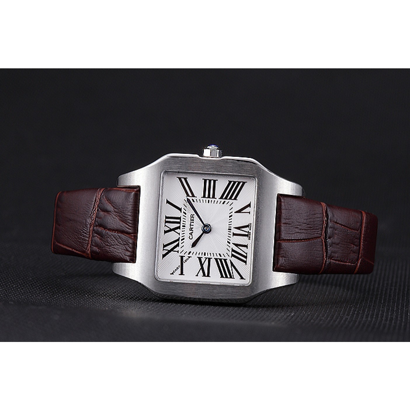 MiroTime Cartier Santos 100 Polished Stainless Steel Bezel 621923