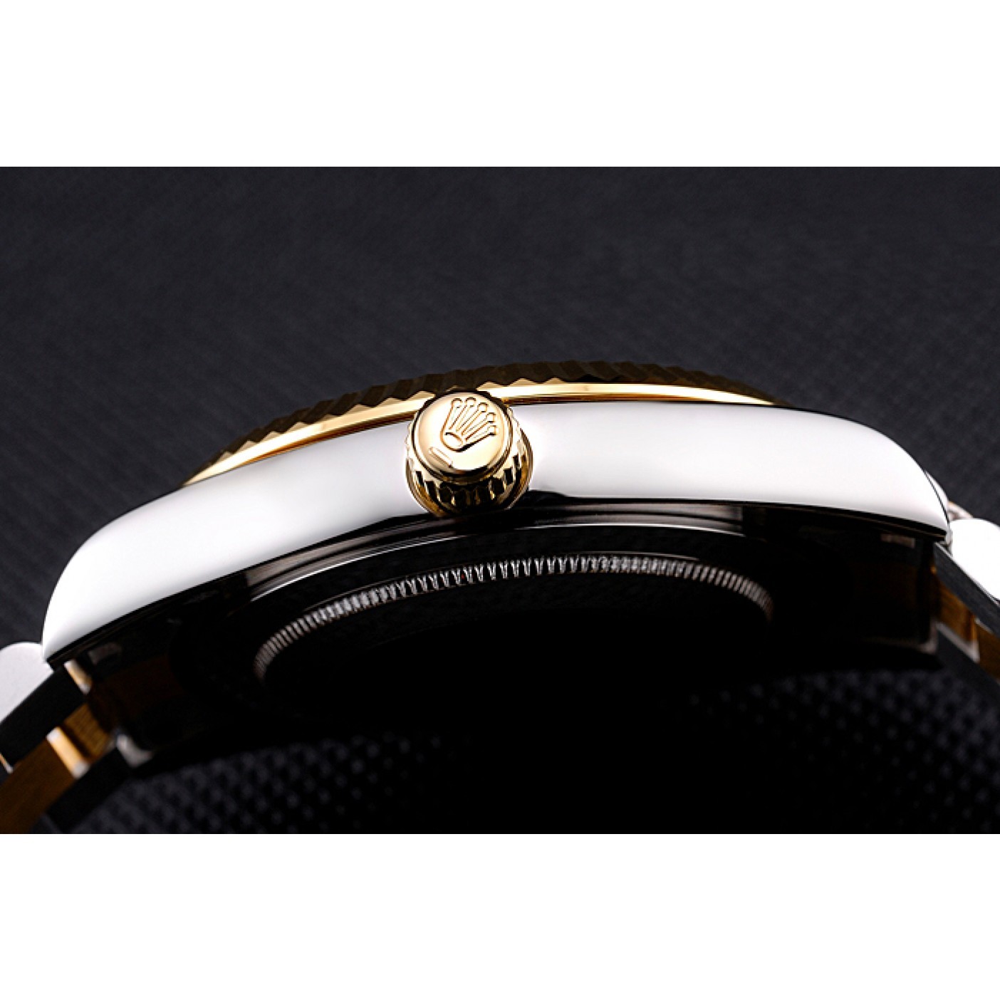 MiroTime Rolex Day-Date Two Tone Stainless Steel 18k Gold Plated Gold Dial
