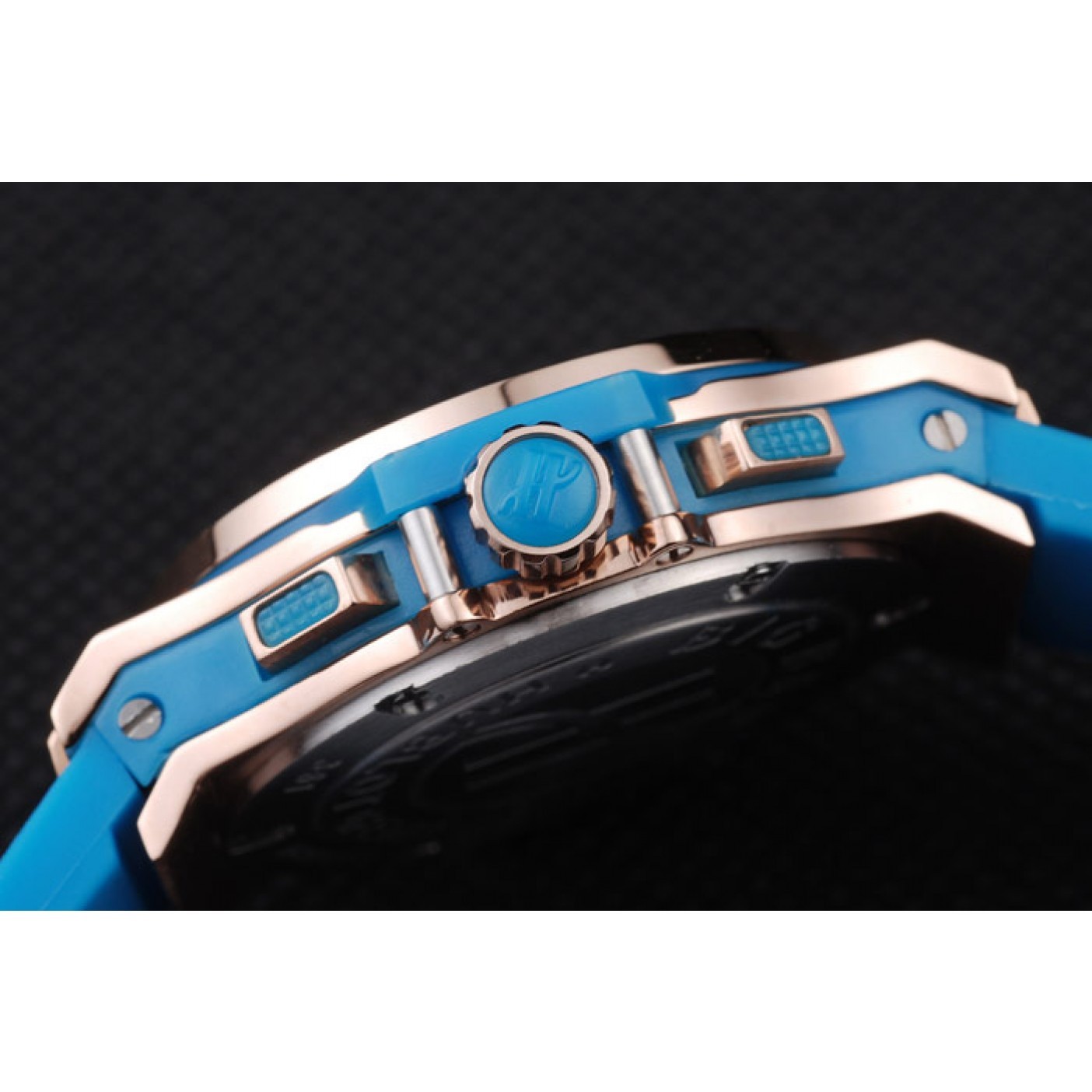 MiroTime Hublot Big Bang Tutti Frutti Blue Strap Gold Dial