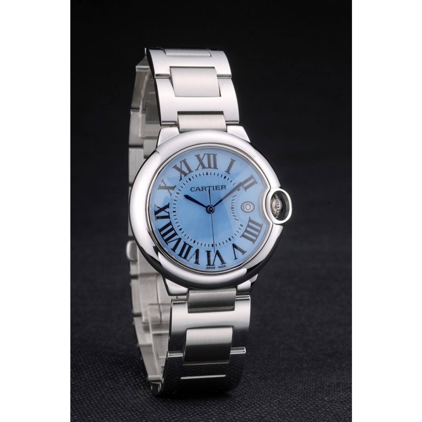 MiroTime Cartier Ballon Bleu 38mm Blue Dial Stainless Steel Case And Bracelet