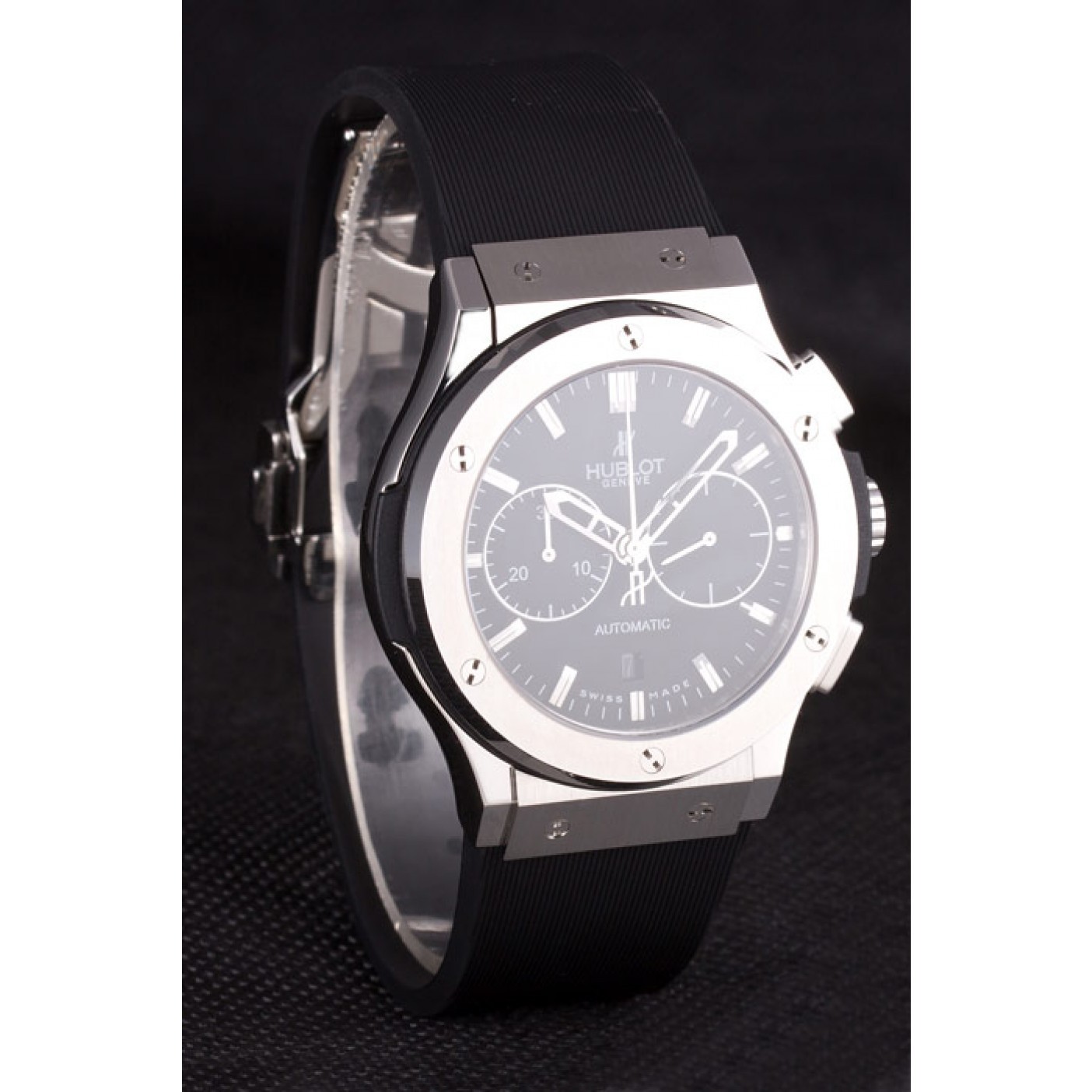 MiroTime Swiss Hublot Classic Fusion Black Dial Stainless Steel shb04 621397