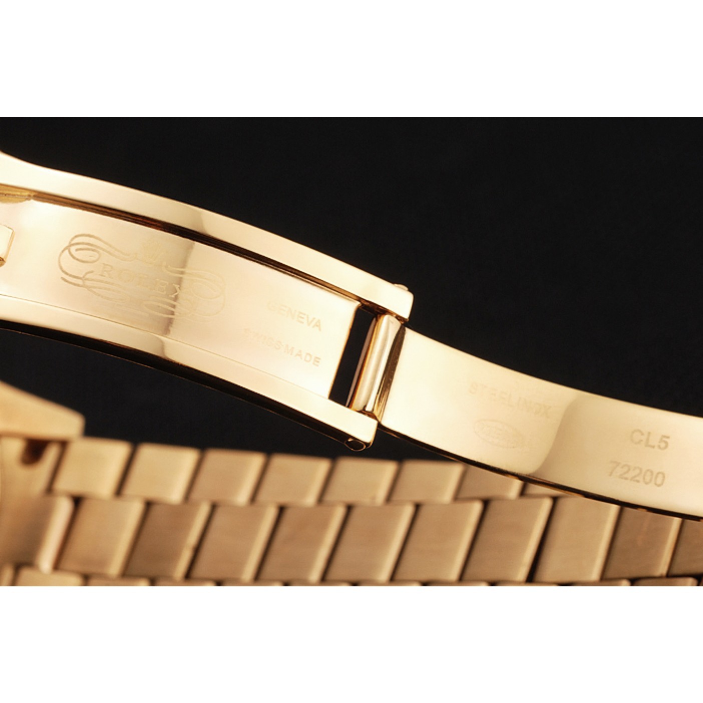 MiroTime Swiss Rolex Day Date Yellow Gold Diamond Pave