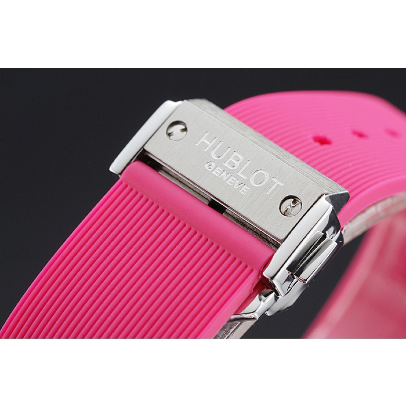MiroTime Hublot Big Bang Tutti Frutti Pink Strap White Dial