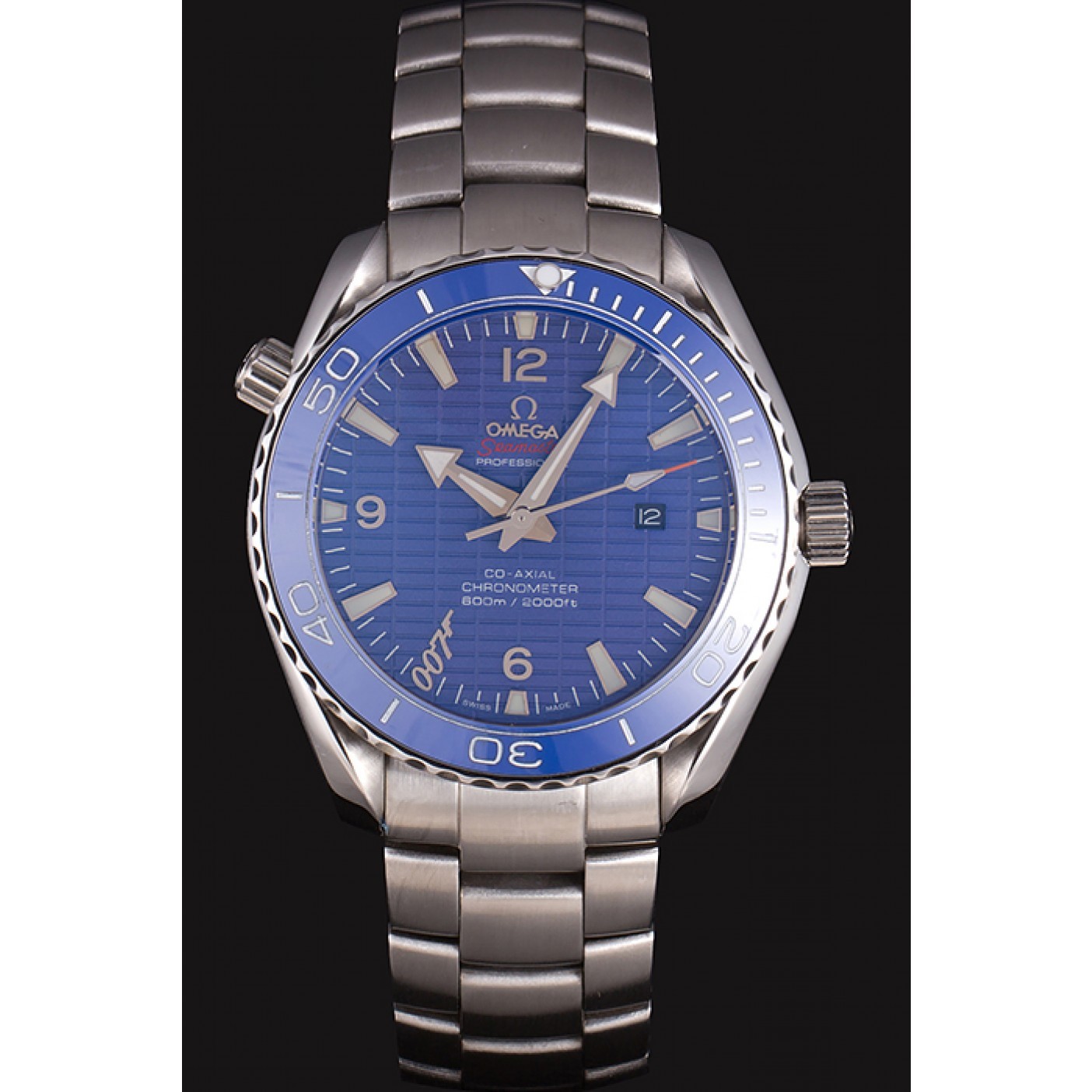 MiroTime Omega James Bond Skyfall Watch with Blue Dial and Blue Bezel om230 621382