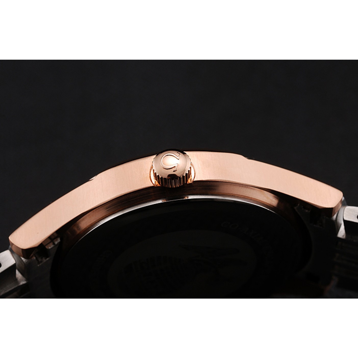 MiroTime Omega De Ville Blue Dial Rose Gold Case Two Tone Bracelet 1453783