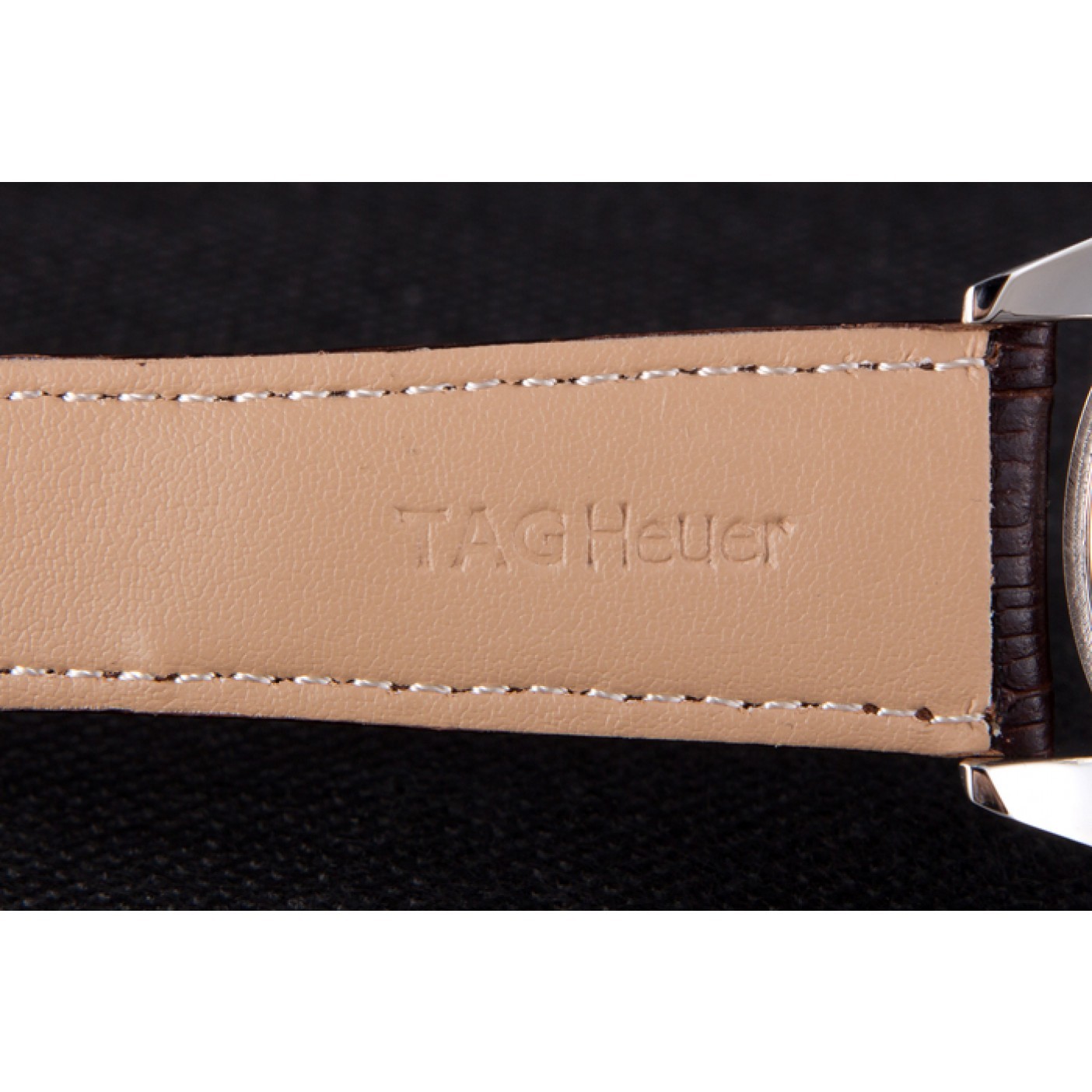 MiroTime Tag Heuer Carrera Mikrograph Limited Edition Brown Leather Strap 7916
