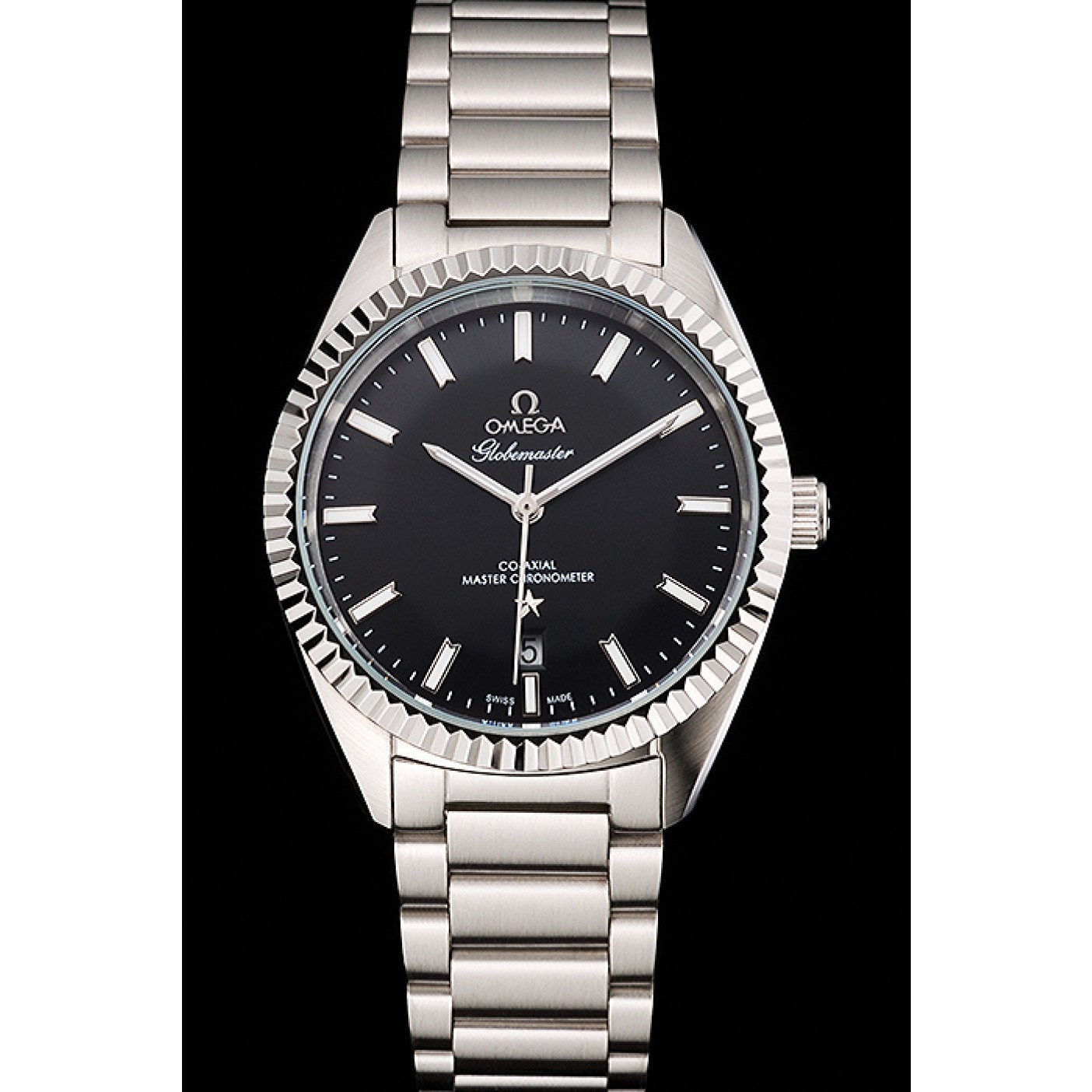 MiroTime Omega Globemaster Black Dial Stainless Steel Case And Bracelet
