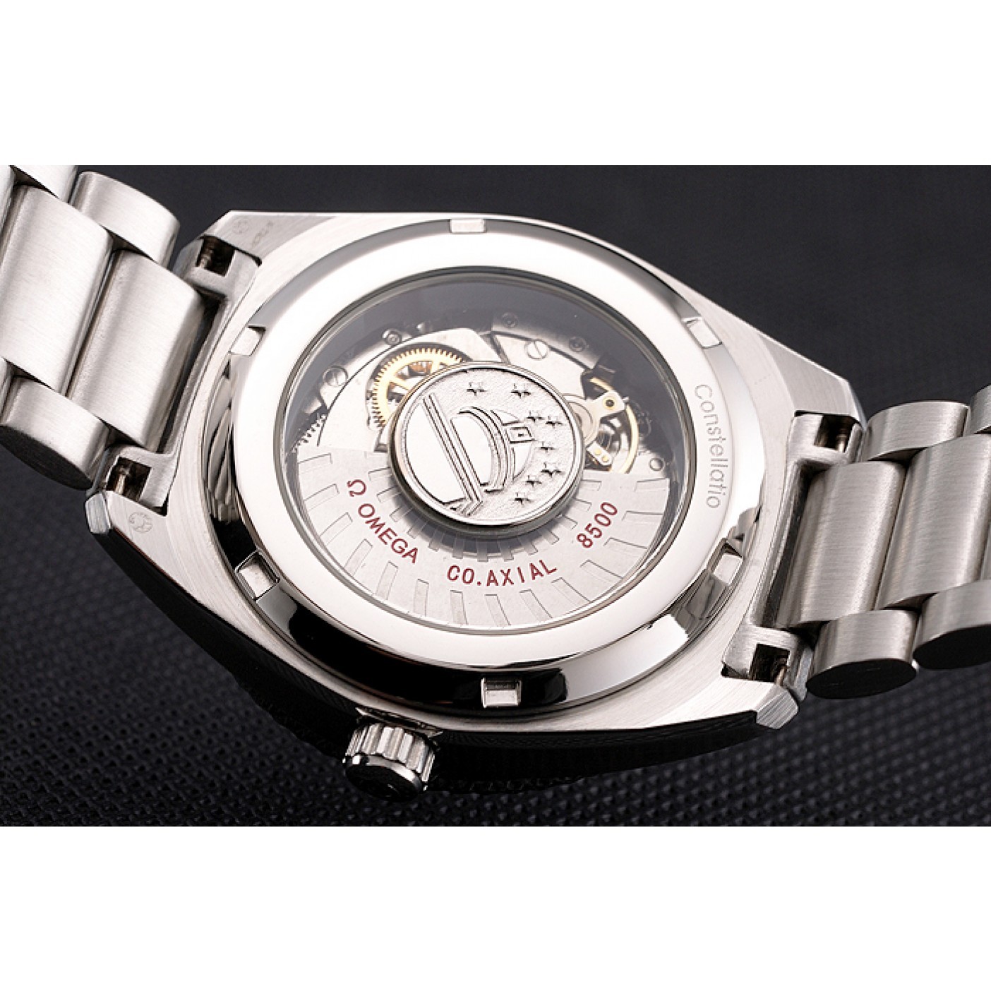MiroTime Omega Globemaster Black Dial Stainless Steel Case And Bracelet