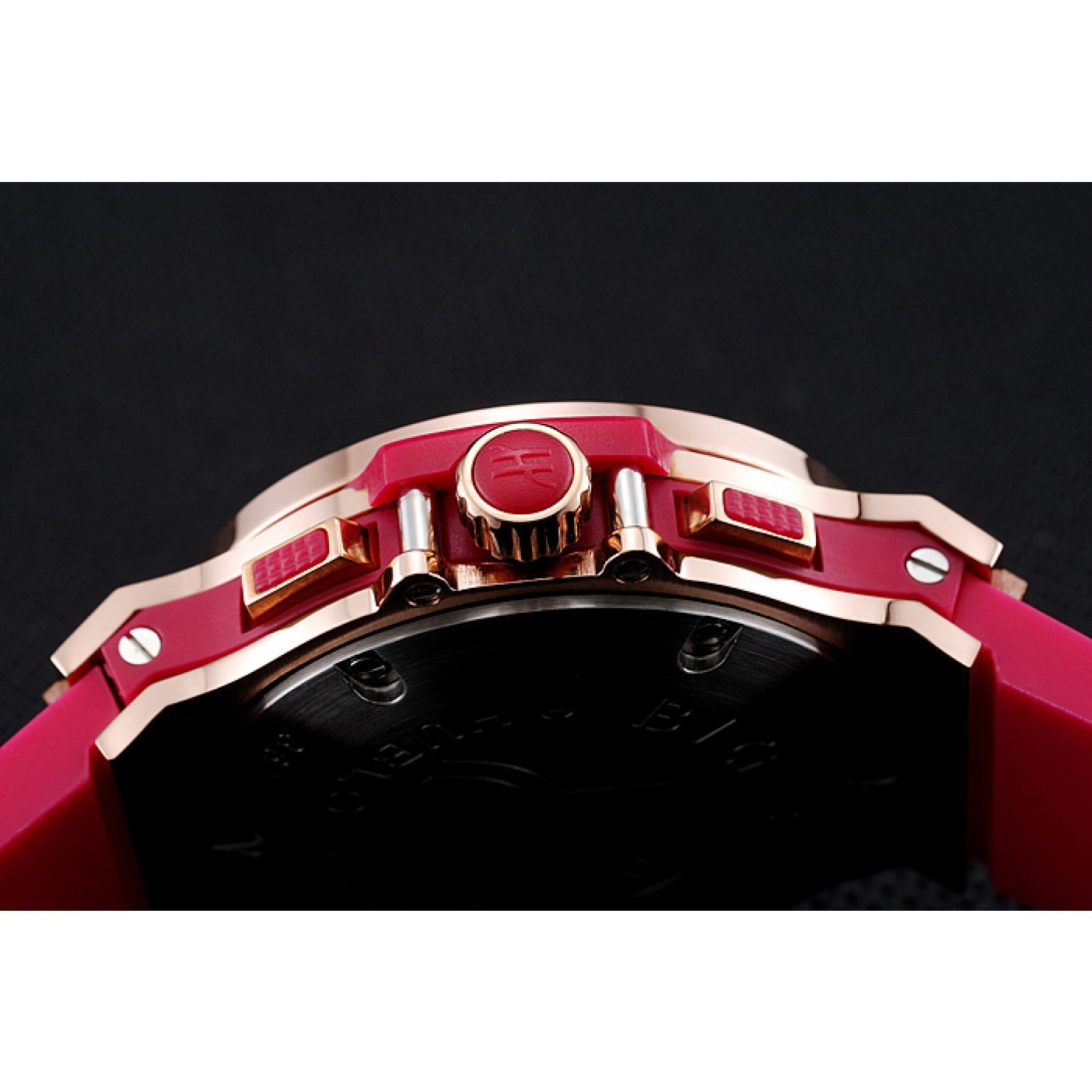 MiroTime Hublot Big Bang Tutti Frutti Pink Strap Gold Dial