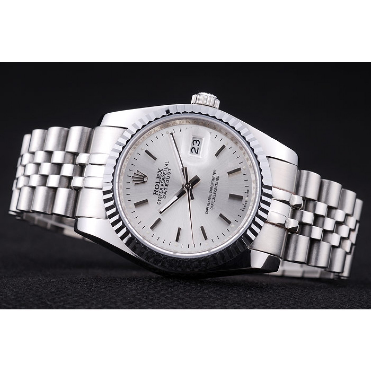 MiroTime Rolex Datejust Silver Dial Ribbed Bezel 7457