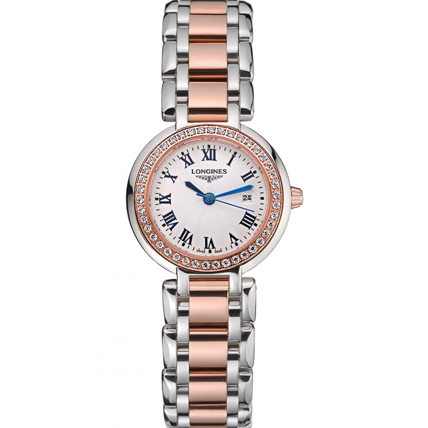 MiroTime Longines PrimaLuna Stainless Steel And Gold Diamond Case 622585