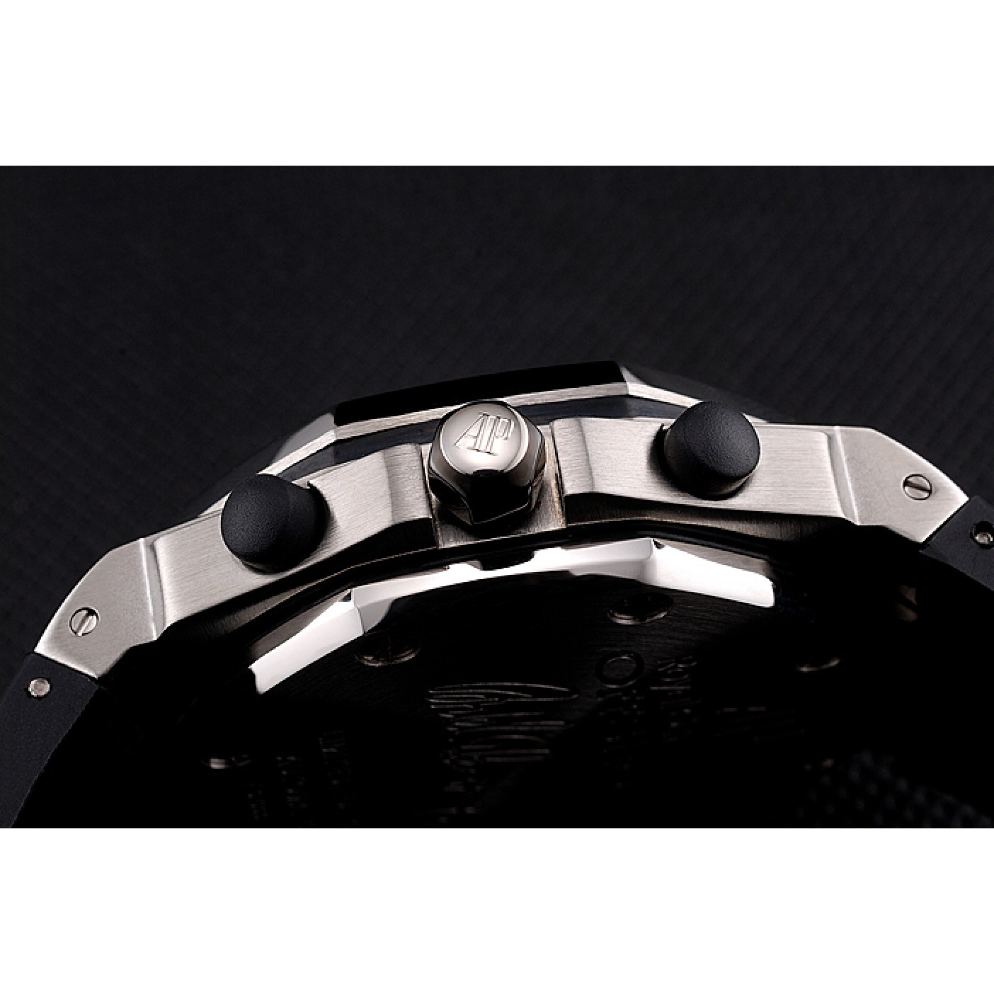 MiroTime Swiss Audemars Piguet Royal Oak Offshore White Dial Stainless Steel Case Black Rubber Strap 622853