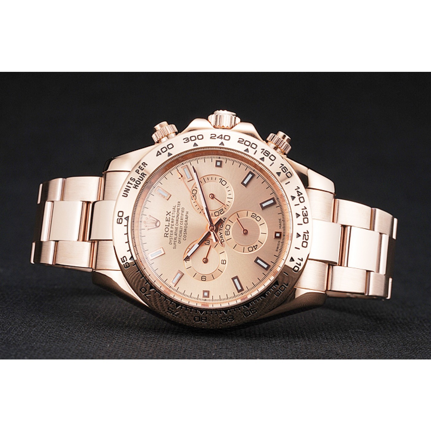 MiroTime Rolex Cosmograph Daytona Pink Dial Rose Gold Case And Bracelet 1454247