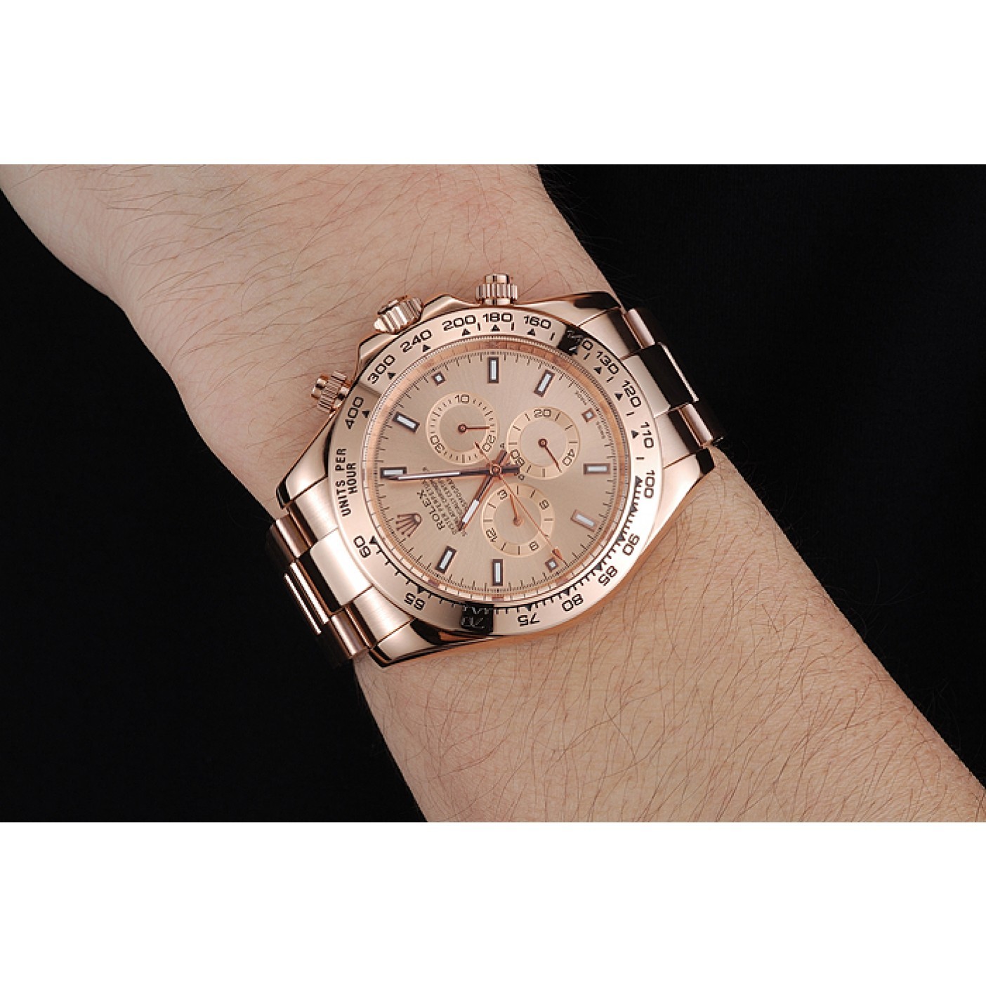 MiroTime Rolex Cosmograph Daytona Pink Dial Rose Gold Case And Bracelet 1454247