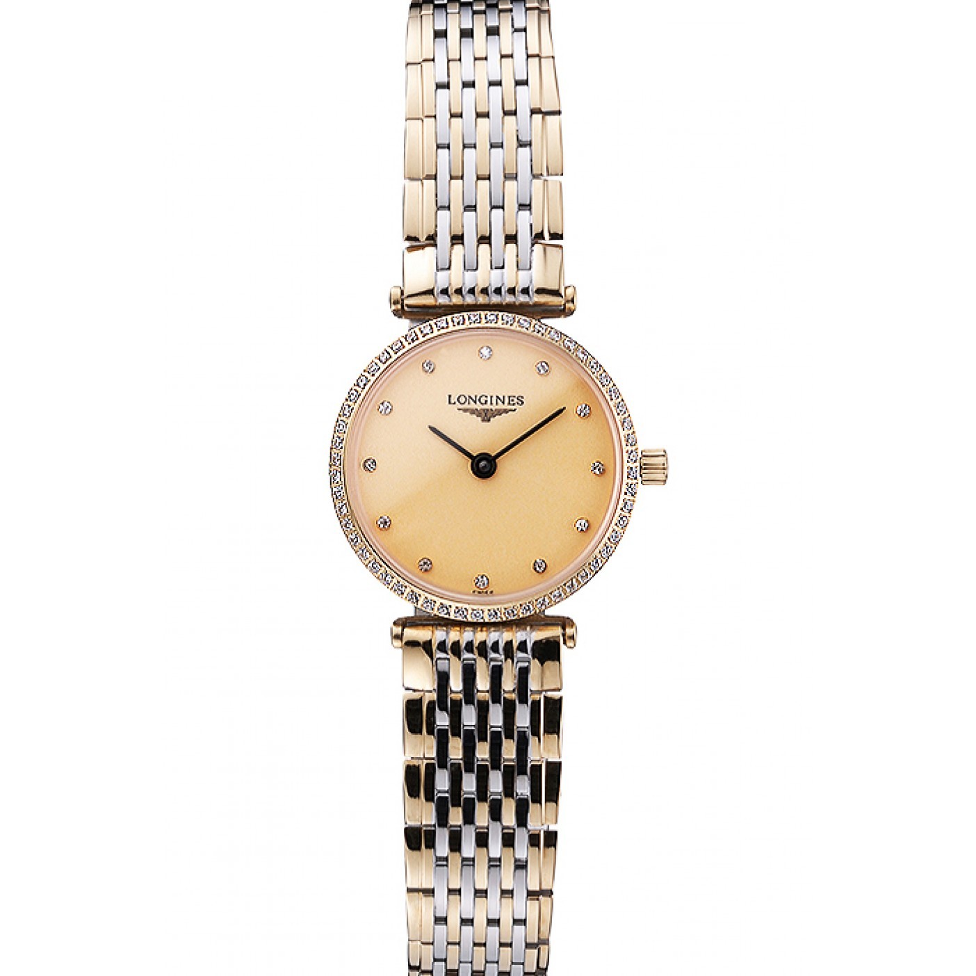 MiroTime Longines La Grande Classique Champagne Dial Two Tone Bracelet Femme 622137