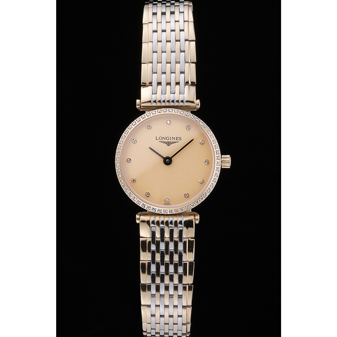 MiroTime Longines La Grande Classique Champagne Dial Two Tone Bracelet Femme 622137