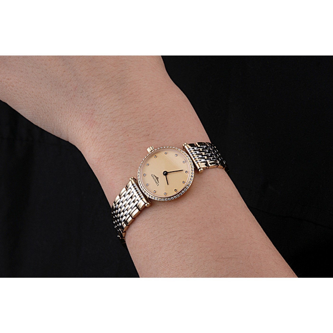 MiroTime Longines La Grande Classique Champagne Dial Two Tone Bracelet Femme 622137