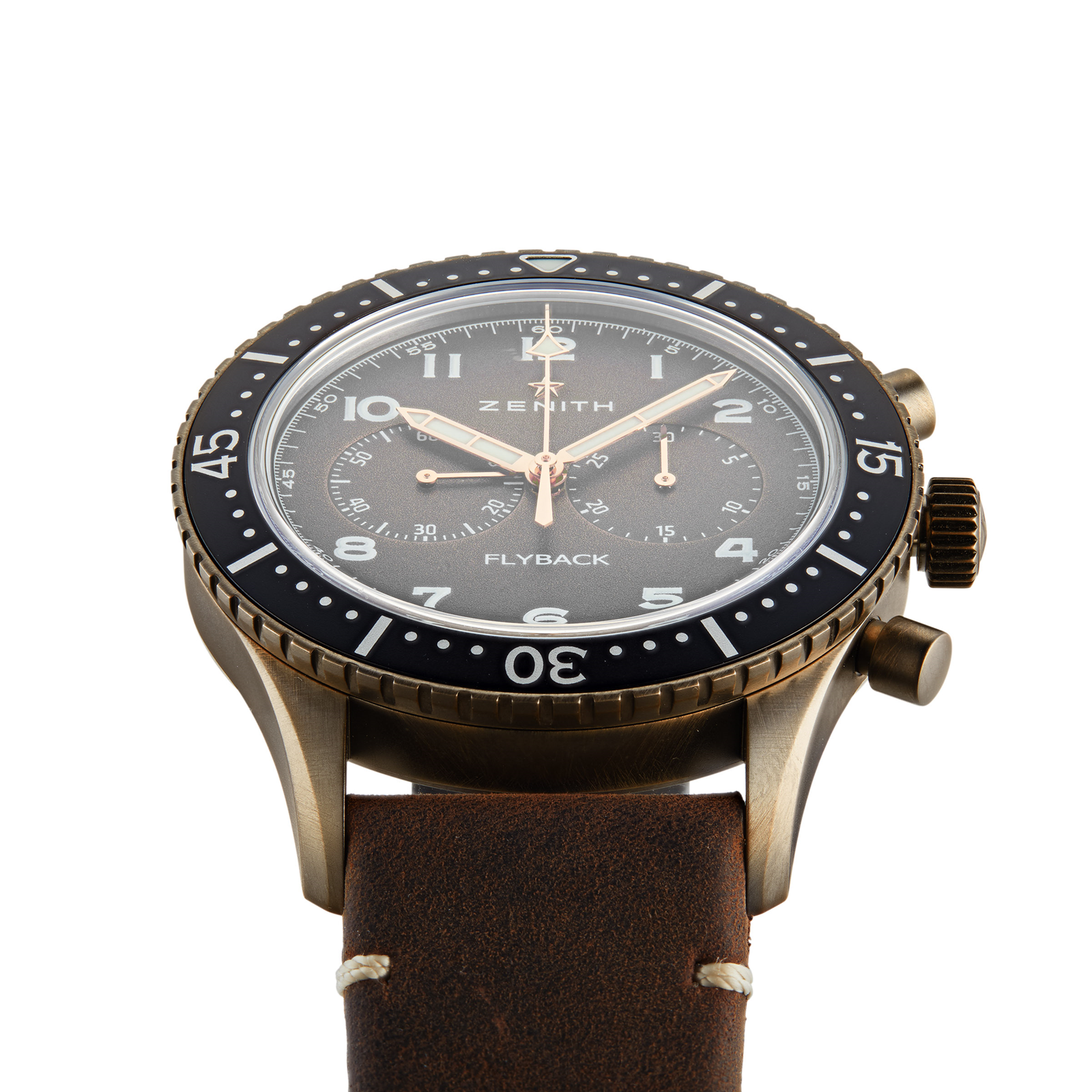 MiroTime Swiss Zenith Pilot Cronometro Tipo CP-2 Flyback 29.2240.405 18.C801