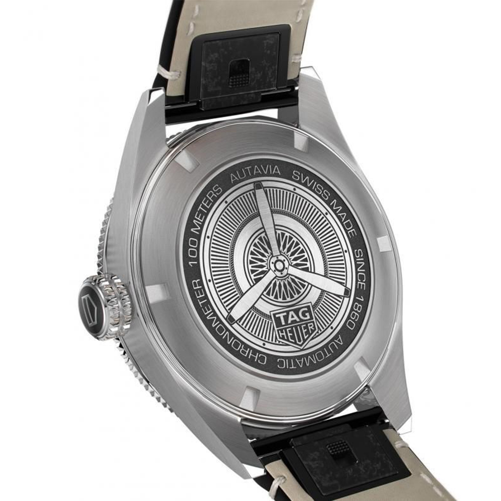MiroTime TAG Heuer Autavia Calibre 5 COSC 42mm Mens Watch WBE5116.FC8266