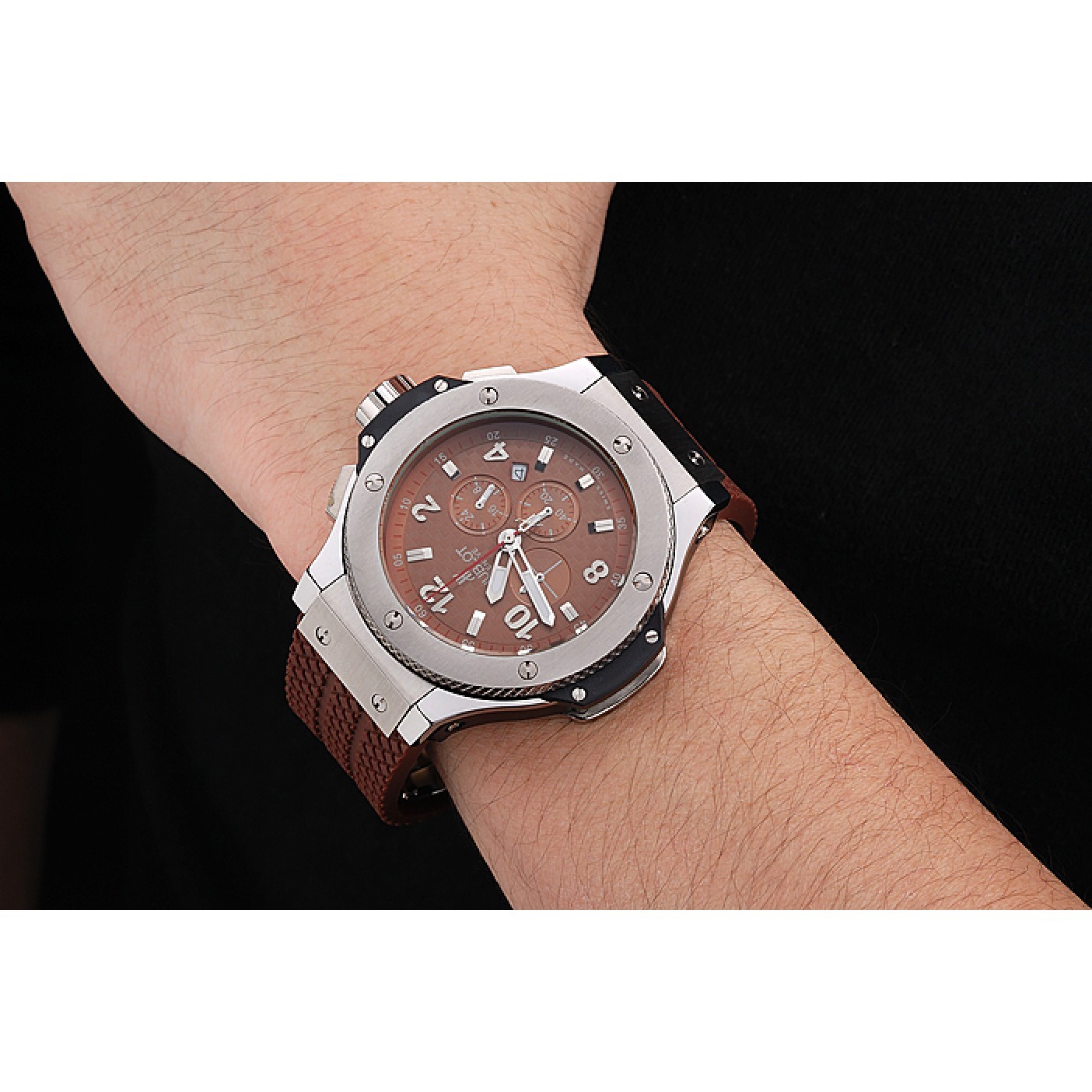 MiroTime Hublot Big Bang King Cappuccino Brown Dial Watch