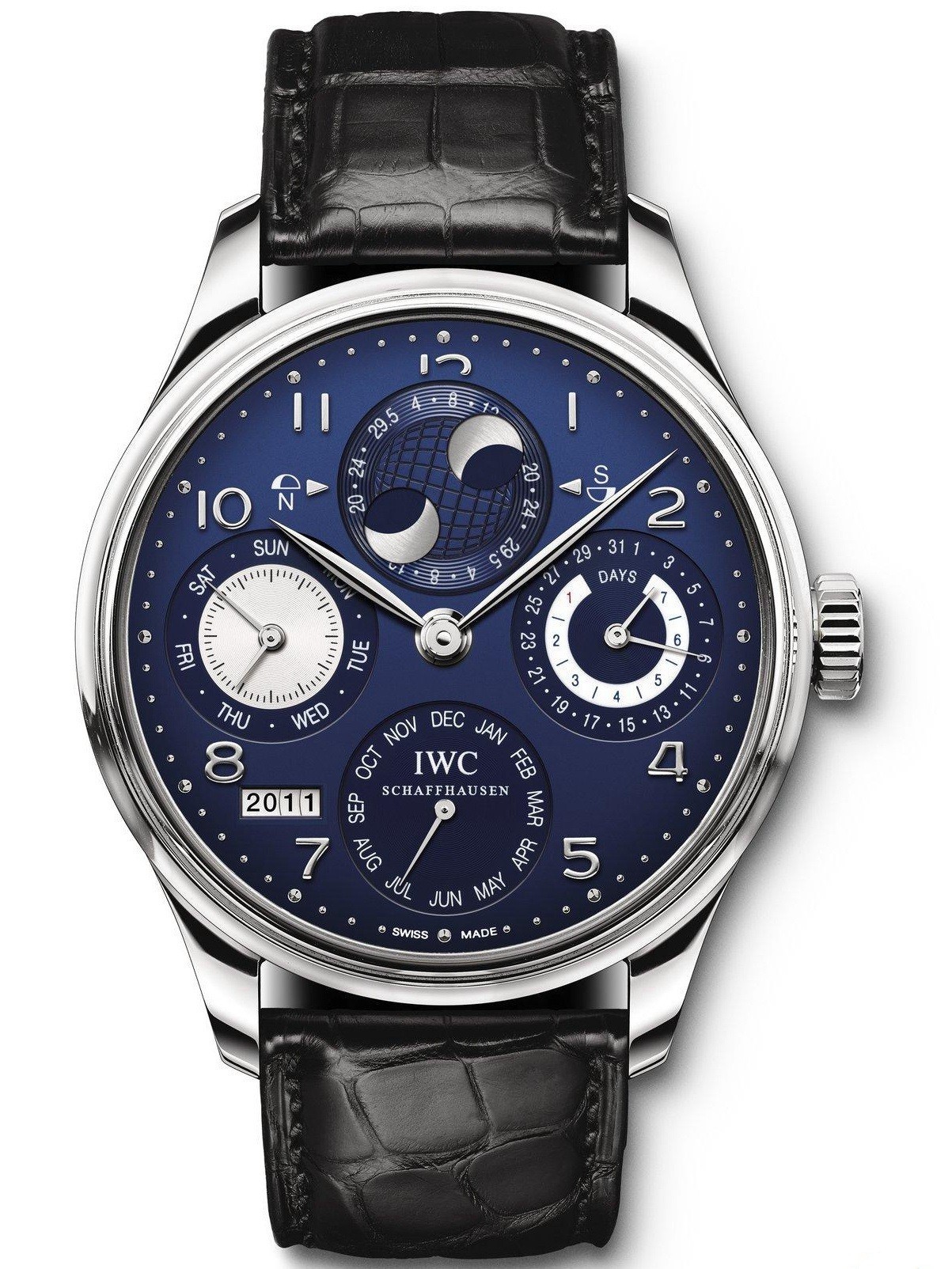 MiroTime AAA Replica IWC Portugieser Perpetual Calendar Hemisphere Moonphase Mens Watch IW503203
