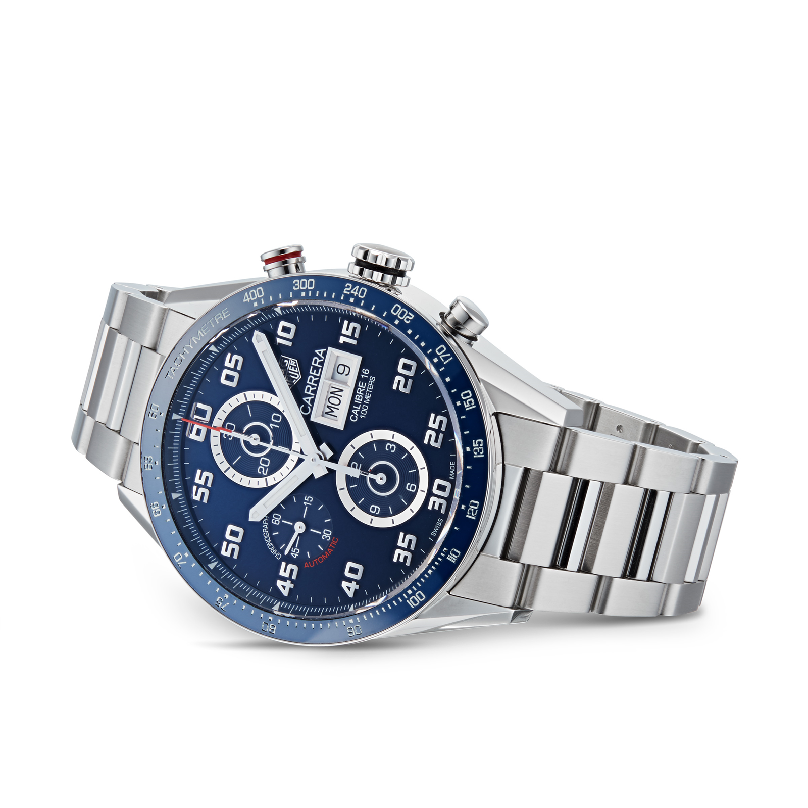 MiroTime Swiss TAG Heuer Carrera 43mm Mens Watch CV2A1V.BA0738