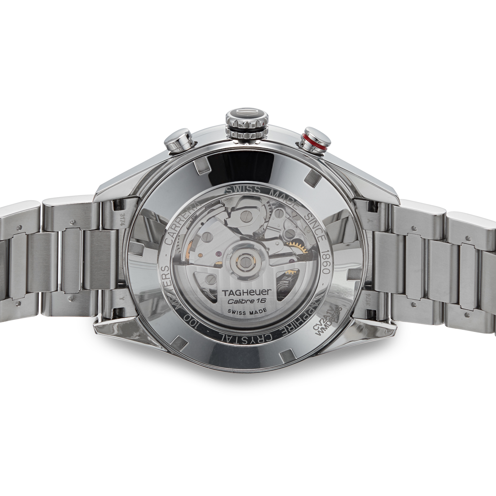 MiroTime Swiss TAG Heuer Carrera 43mm Mens Watch CV2A1V.BA0738